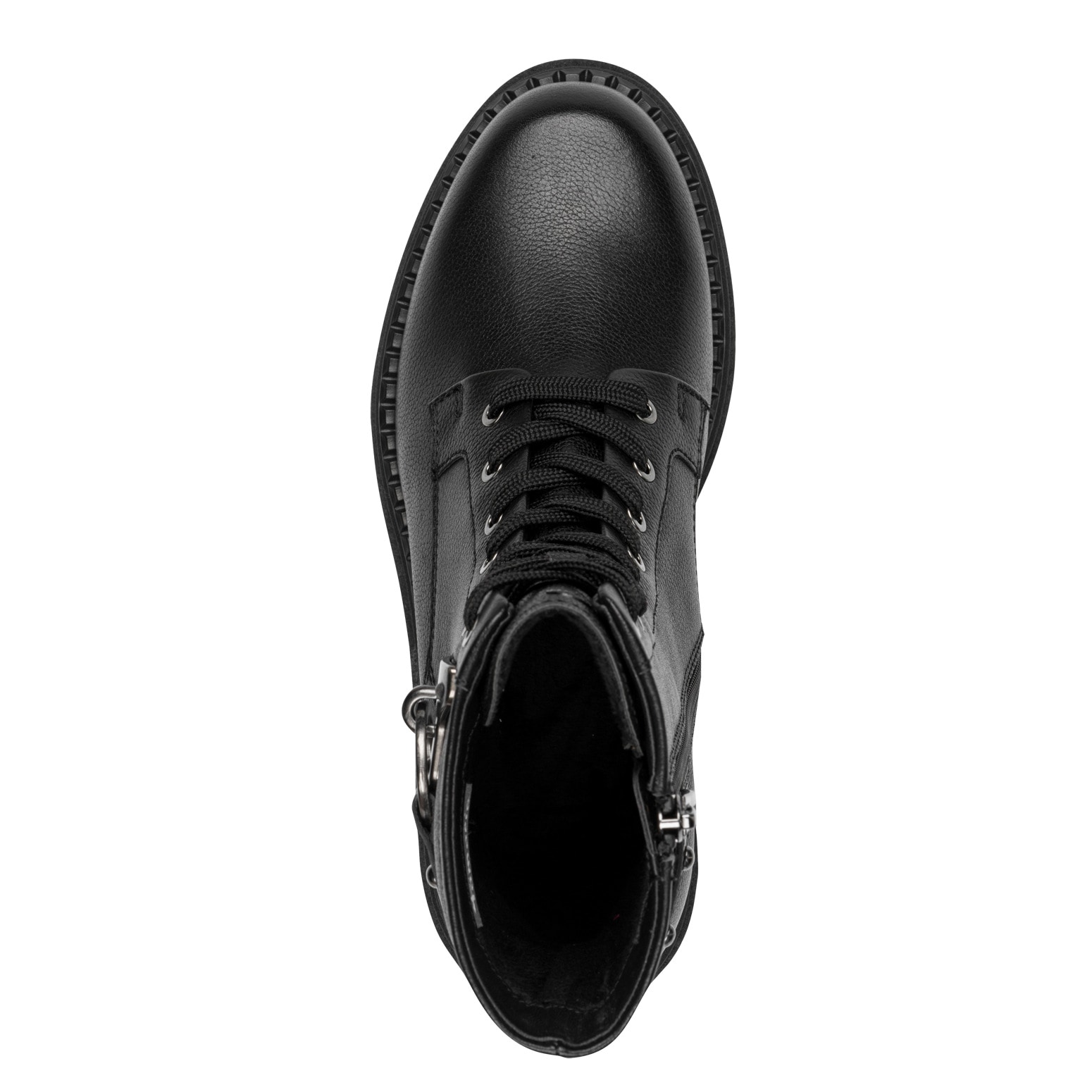 Tamaris Schnürstiefelette  , Blockabsatz, Schnürboots mit nietenbesetzem Zierriegel