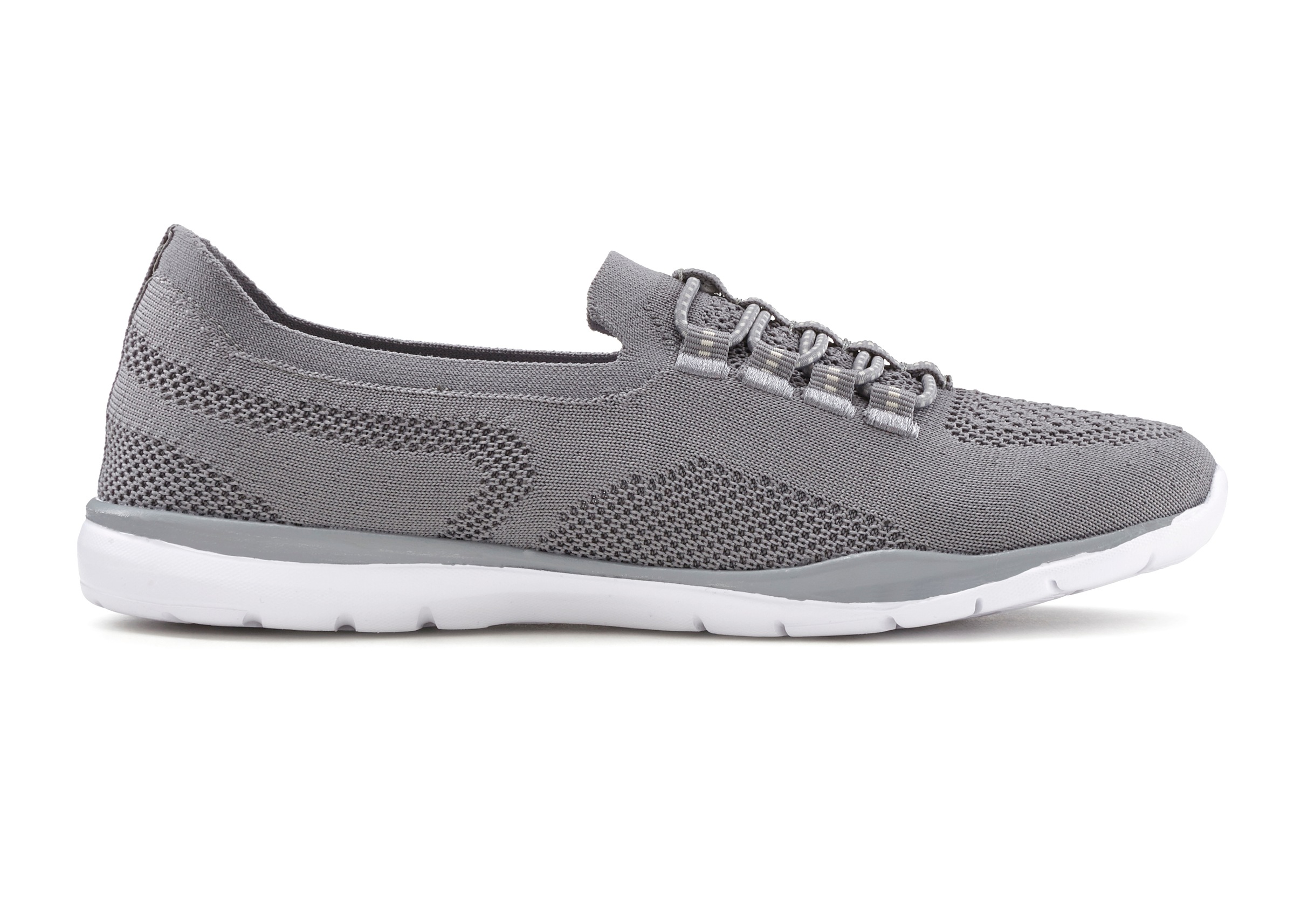 Sneaker LASCANA "Slipper, Halbschuh, Slip-On-Sneaker", Damen, Gr. 38, grau, Obermaterial: 100% Textilmaterial. Decksohle: 100% Textilmaterial. Futter: 100% Textilmaterial. Laufsohle: 100% Synthetik, unifarben, Basic, Schuhe Sneaker, aus leichtem Textil-Ma 3