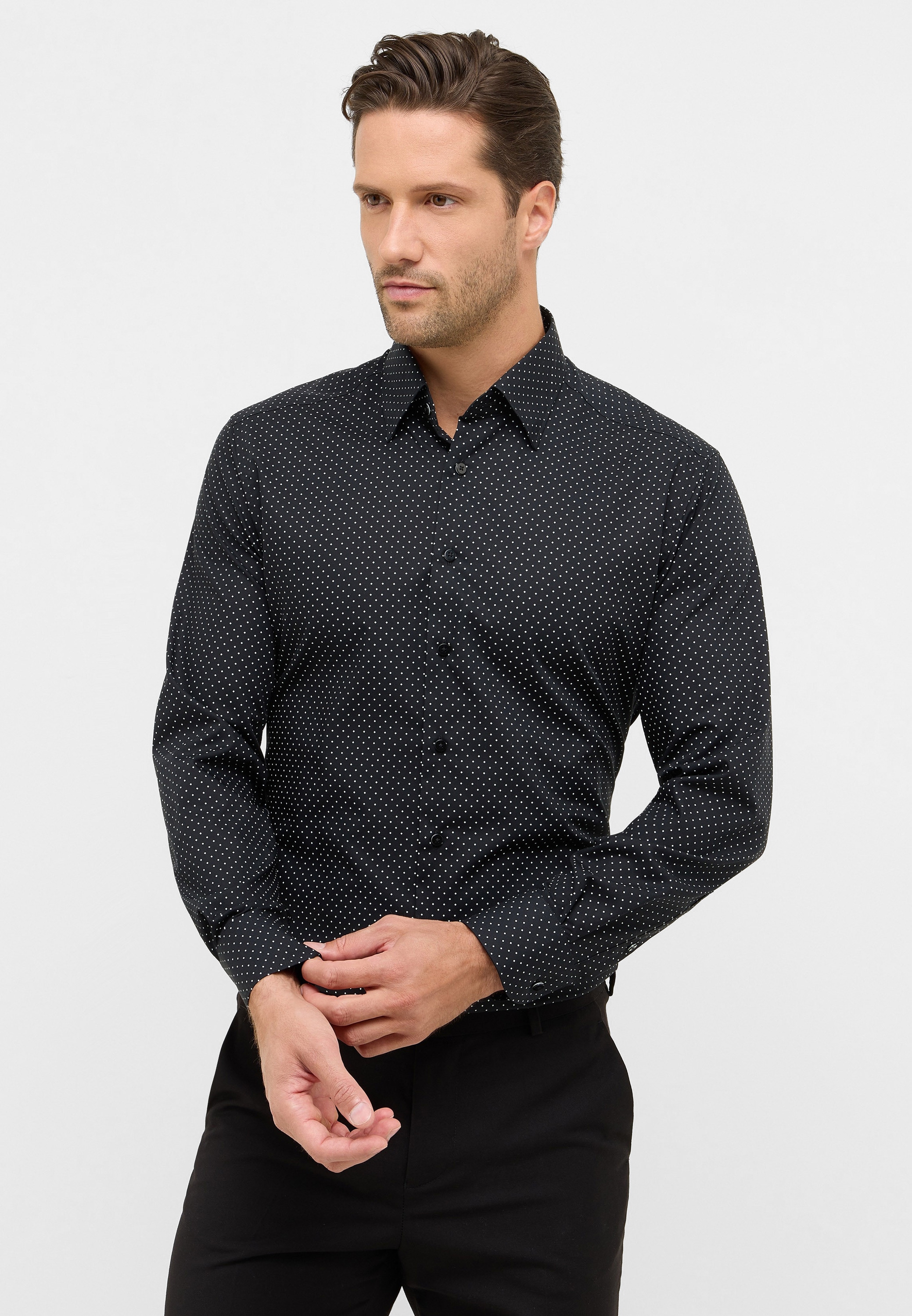 Eterna Langarmhemd "MODERN FIT", NON IRON (bügelfrei) günstig online kaufen