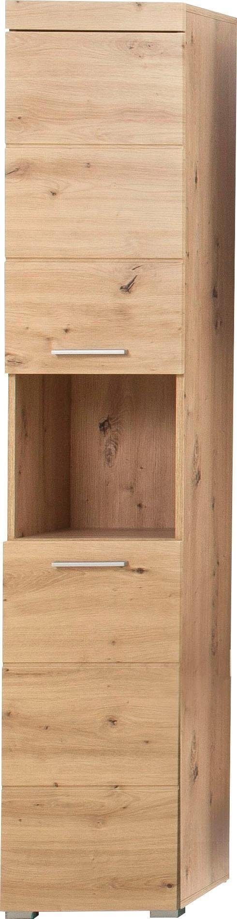 welltime Hochschrank "Avena", Badschrank mit 2 Türen & 1 Fach - (B/T/H) 37/ günstig online kaufen