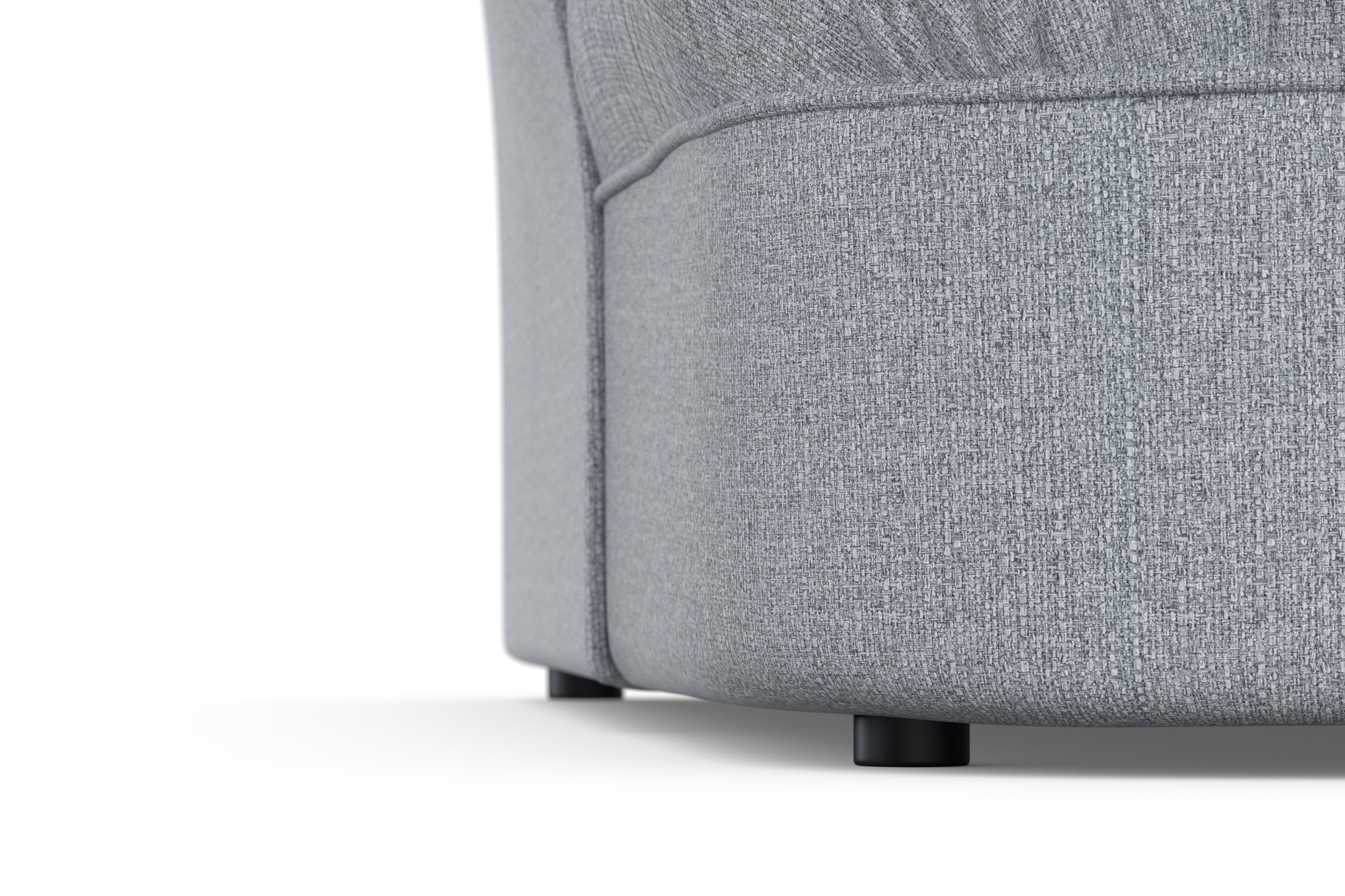 DOMO collection Ecksofa »Pegnitz, elegante Rückensteppung, kompakte Stellmaße 238/141cm, L-Form«, wahlweise mit Bettfunktion