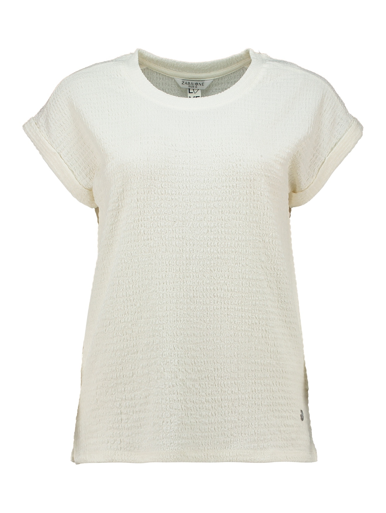 ZABAIONE Kurzarmshirt »Al44legra«, Crinkle-Ware