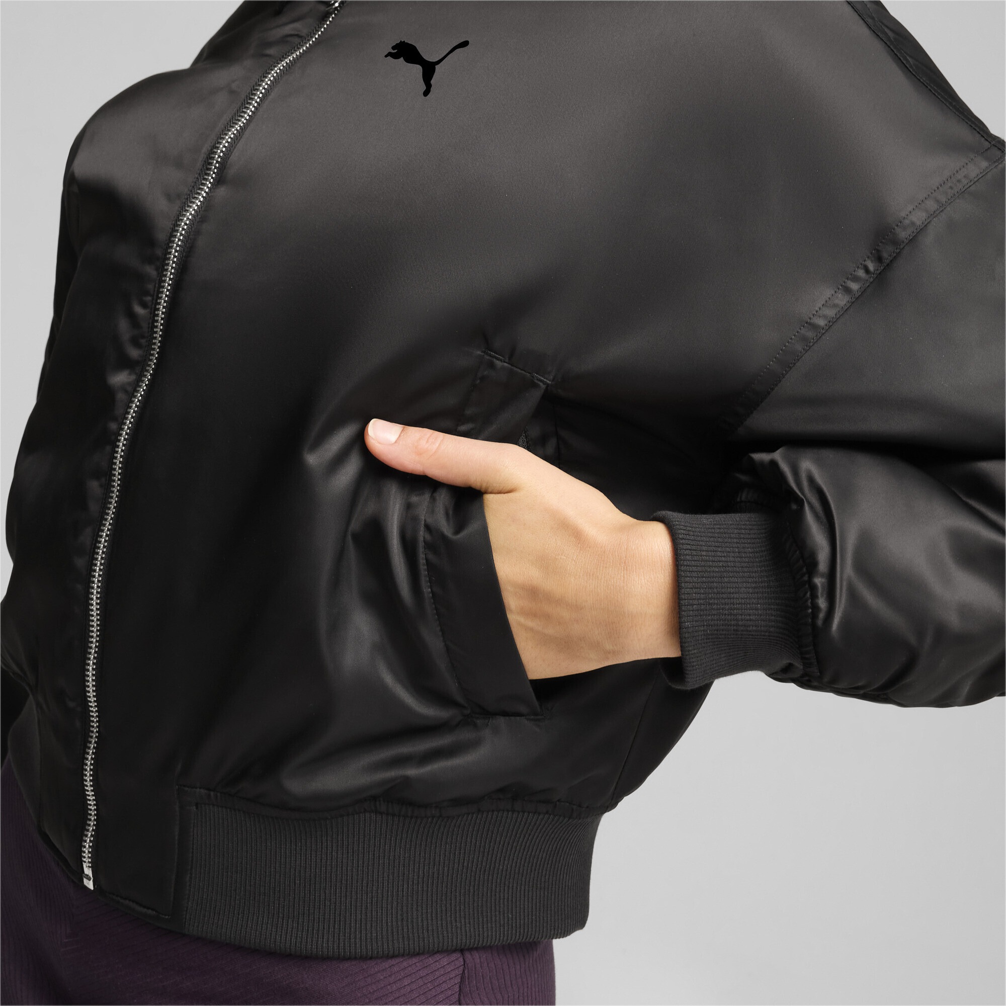 PUMA Bomberjacke »Bomberjacke aus Satin Damen«