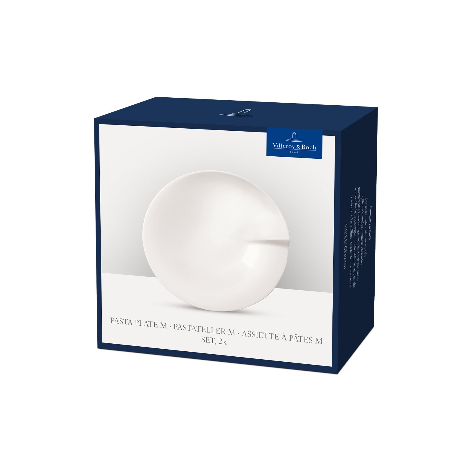 Villeroy & Boch Pastateller »Pastateller Pasta Passion ø 27,2 cm 2er Set weiß«