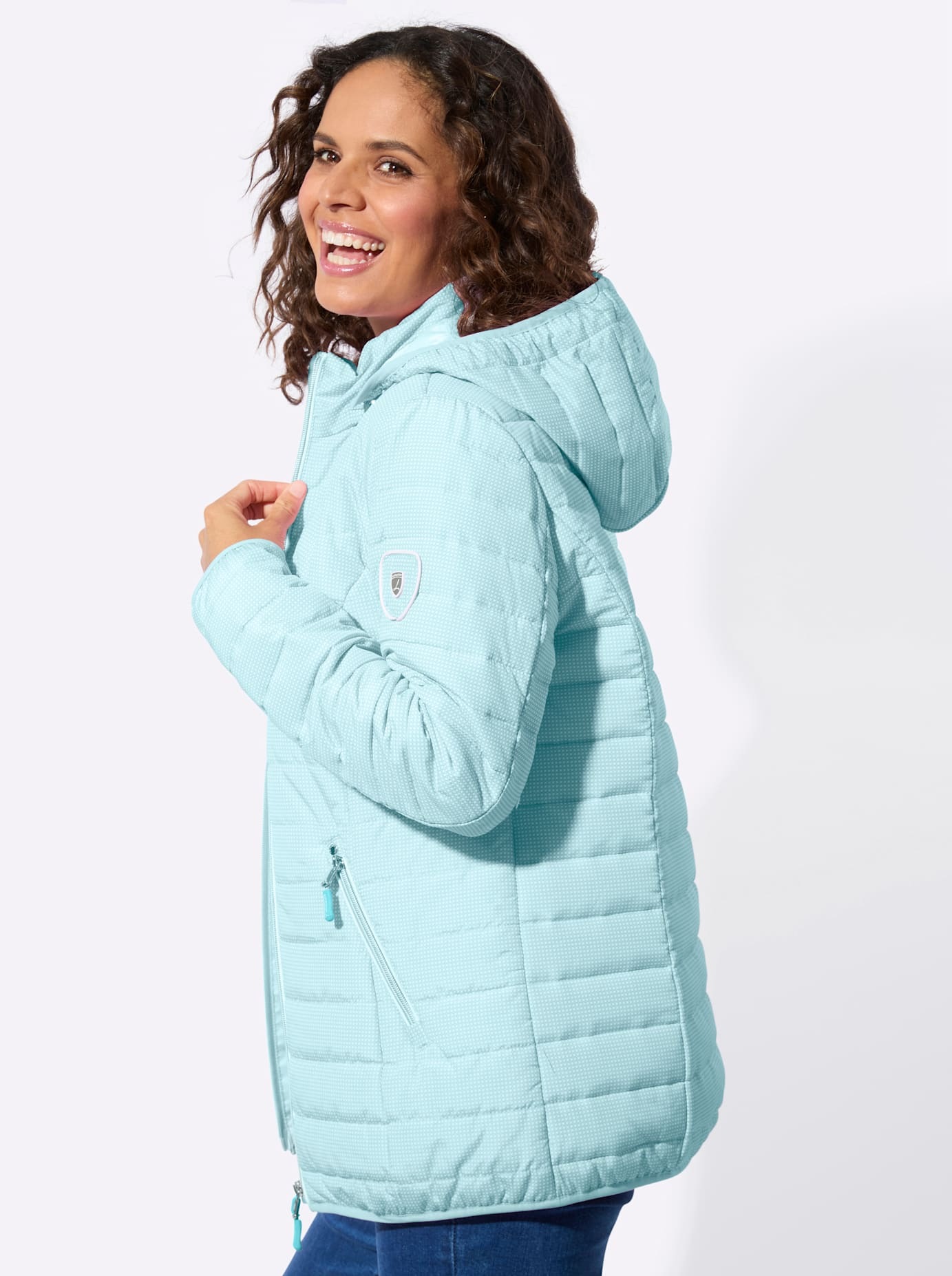 Casual Looks Steppjacke mit Kapuze