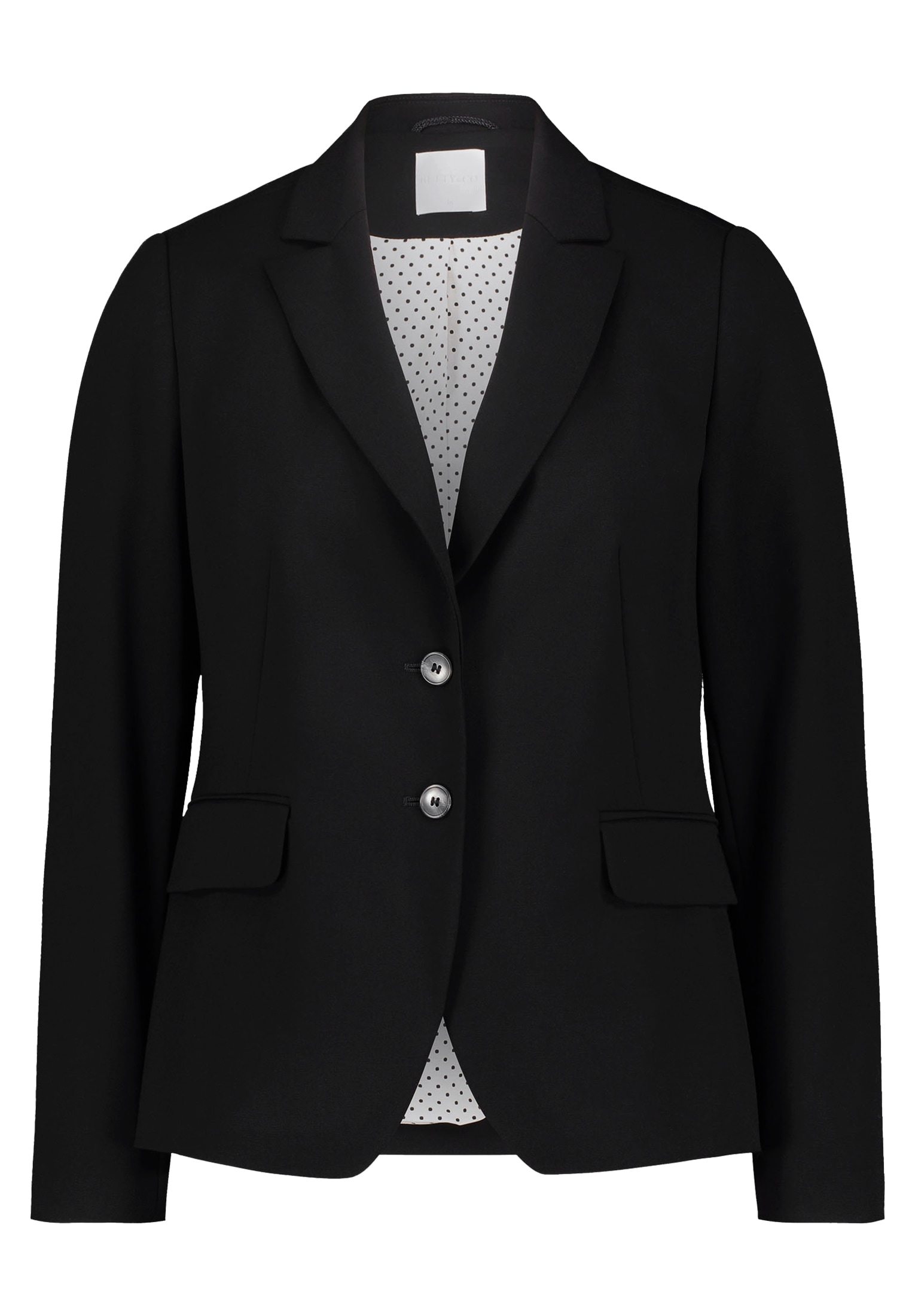 Betty&Co Longblazer »Betty & Co Klassischer Blazer mit Taschen«, Druckfutter