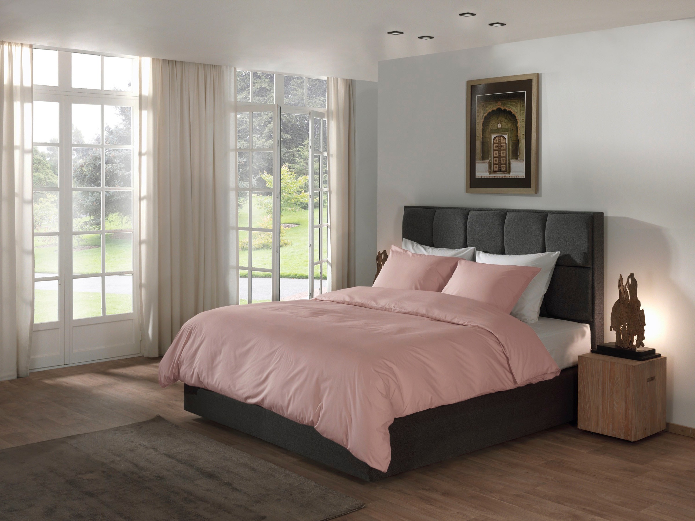 YELLOW Bettwäsche "Suite-Mumbai" 2 Stk. tlg. Uni Design, 100% Baumwolle ab günstig online kaufen