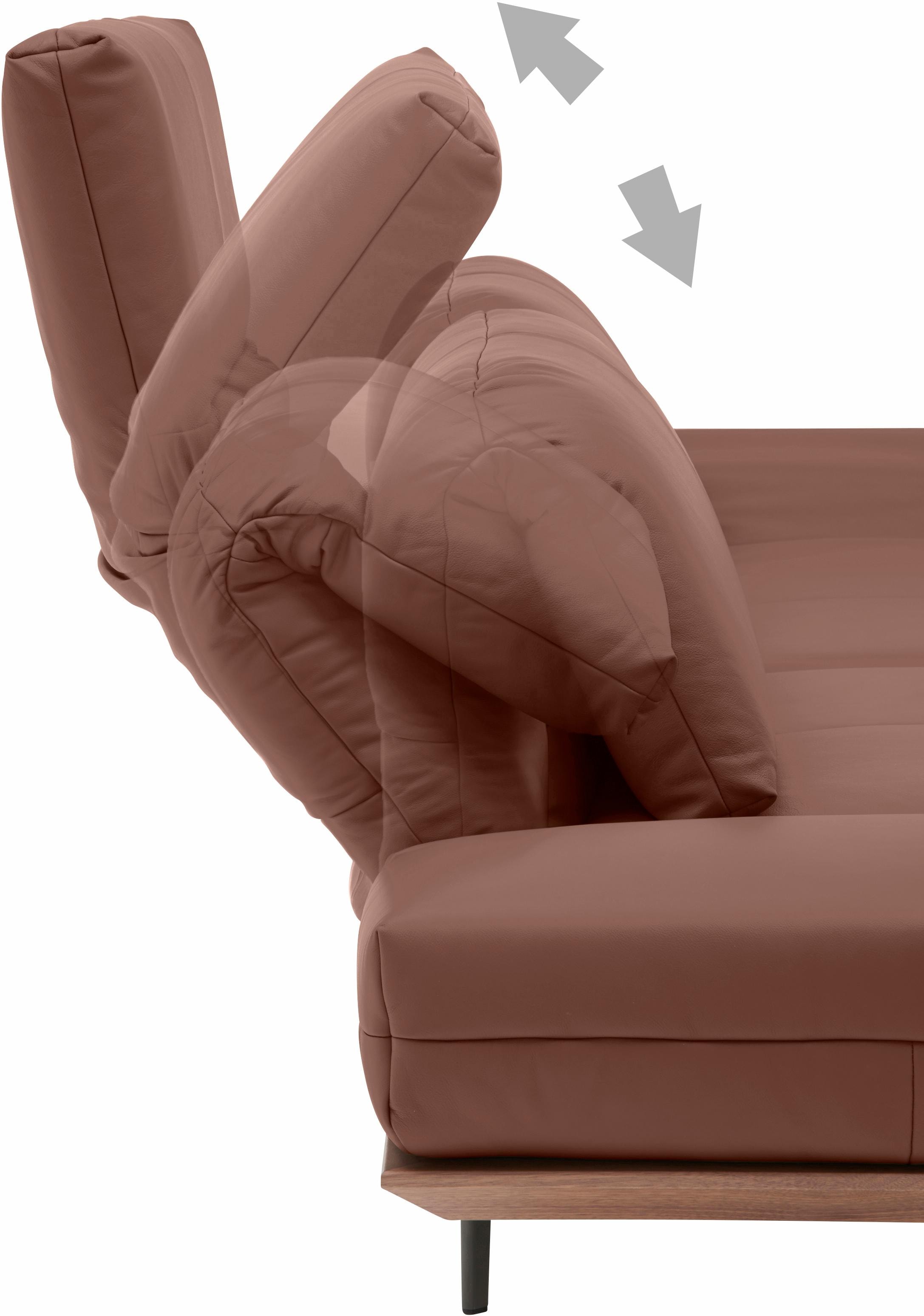 Creation BY ROLF BENZ 3-Sitzer »CR.420, Designsofa, Loungesofa«, in 2 Qualitäten, Holzrahmen in Eiche Natur oder Nußbaum, Breite 232 cm