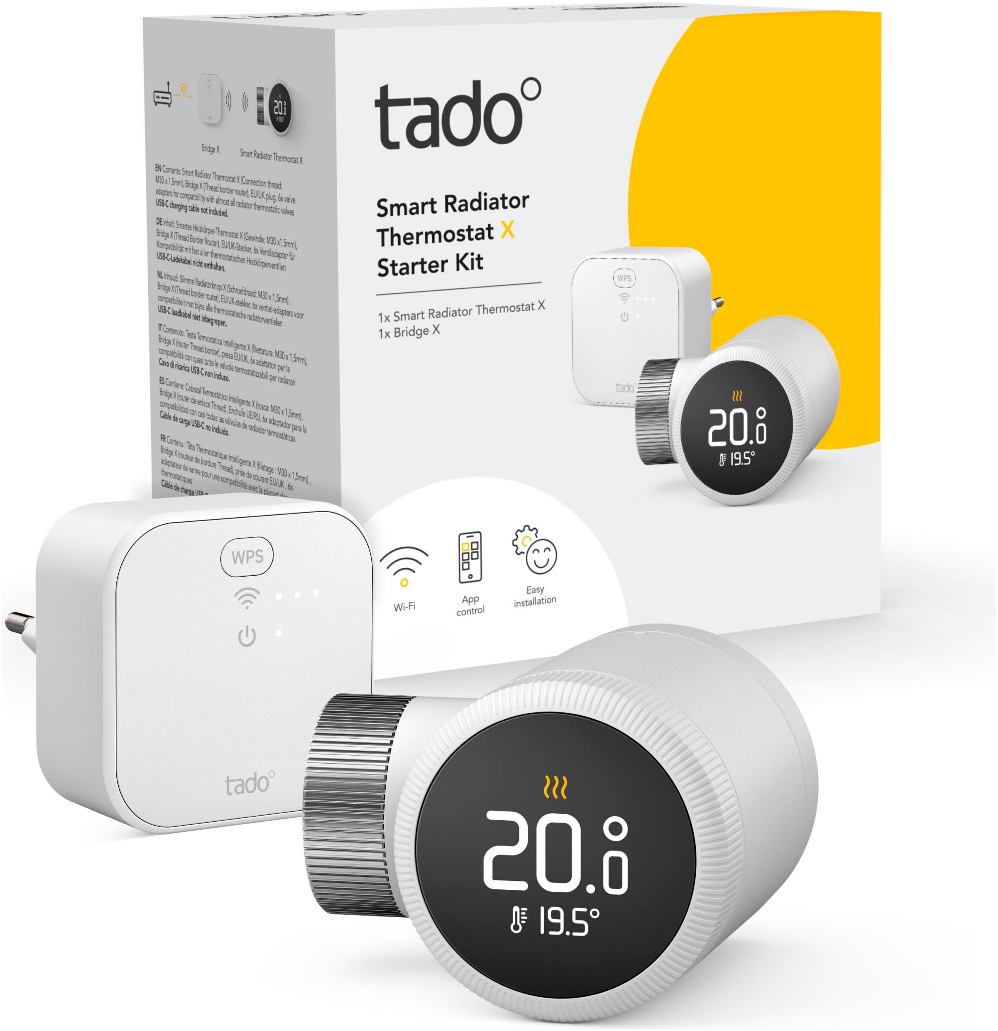 Tado Heizkörperthermostat »Smart X Starter Kit«