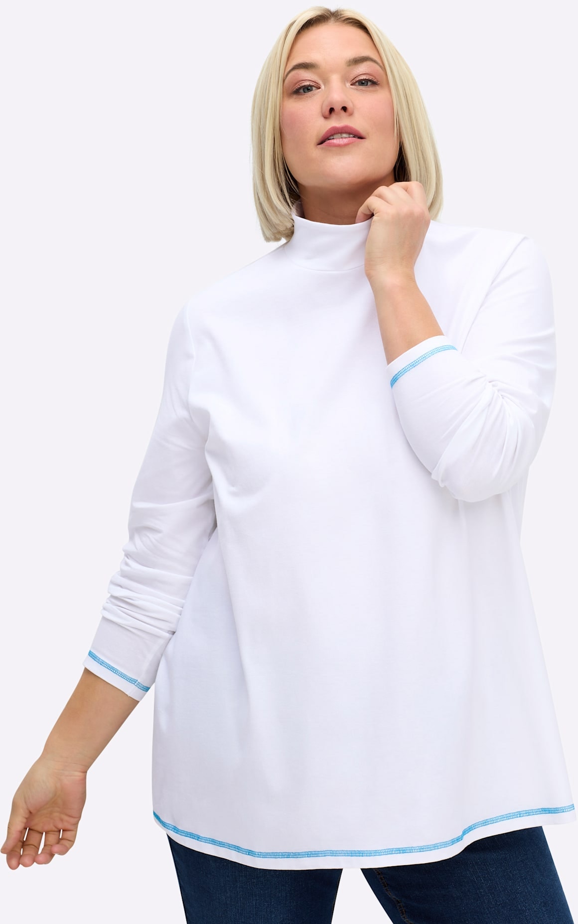 Sheego Rollkragenshirt »Rollkragen-Shirt« 1 Stk.