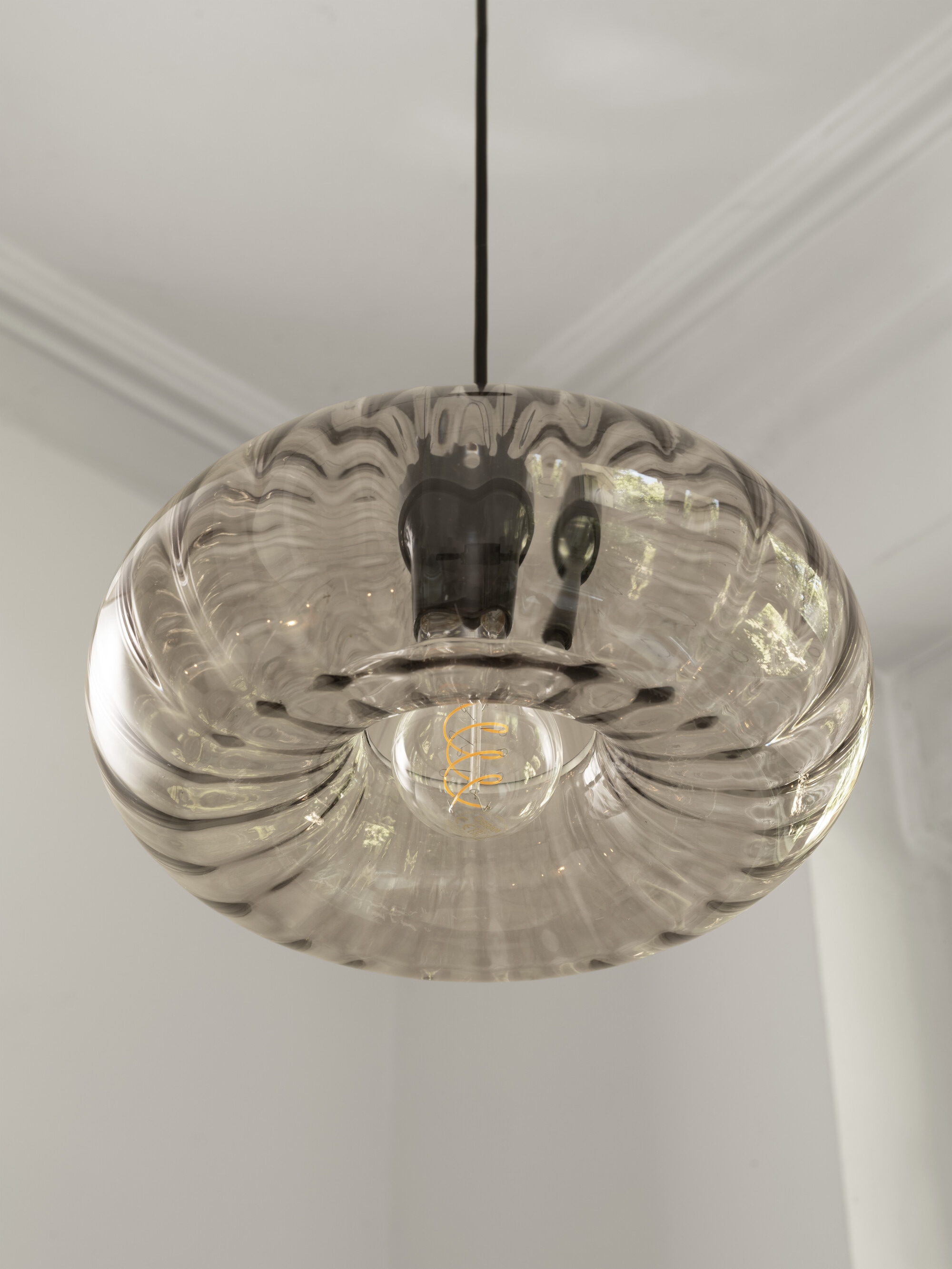 Osram Pendelleuchte »Decor Smoke Glass« E27 1 Stk. schwarz, E27, Stahl und Glas