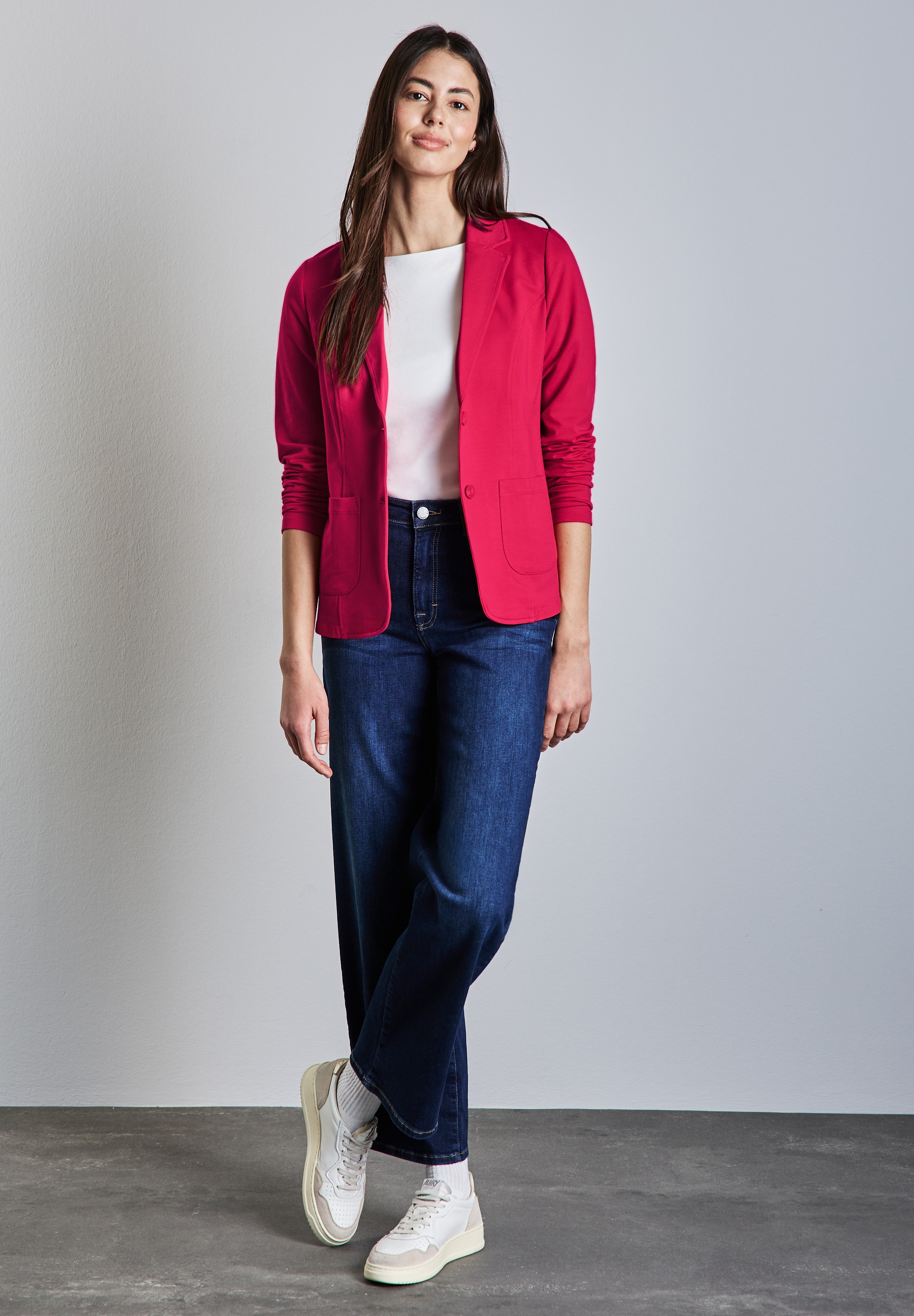 STREET ONE Sweatblazer, mit aufgenähten Taschen