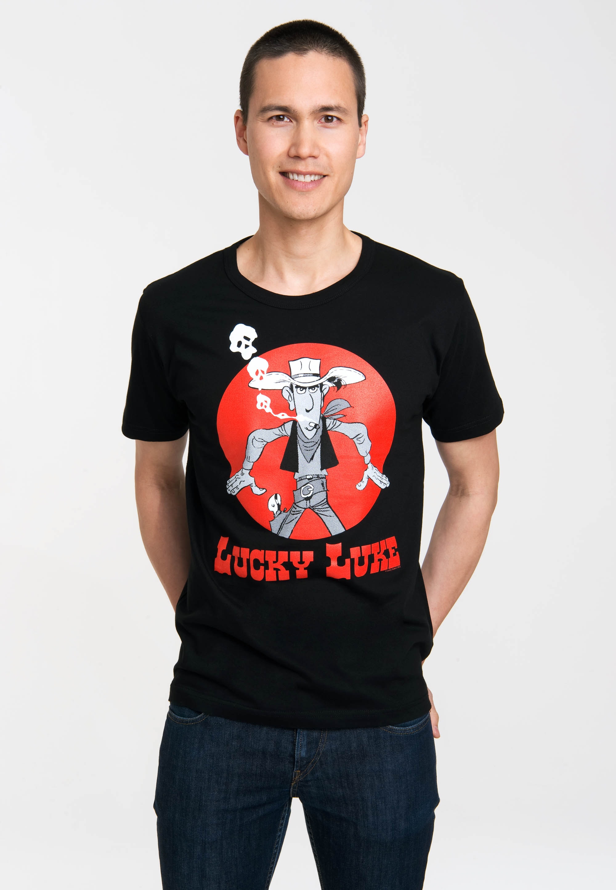 LOGOSHIRT T-Shirt »Lucky Luke - Daisy Town«, mit Lucky Luke-Print