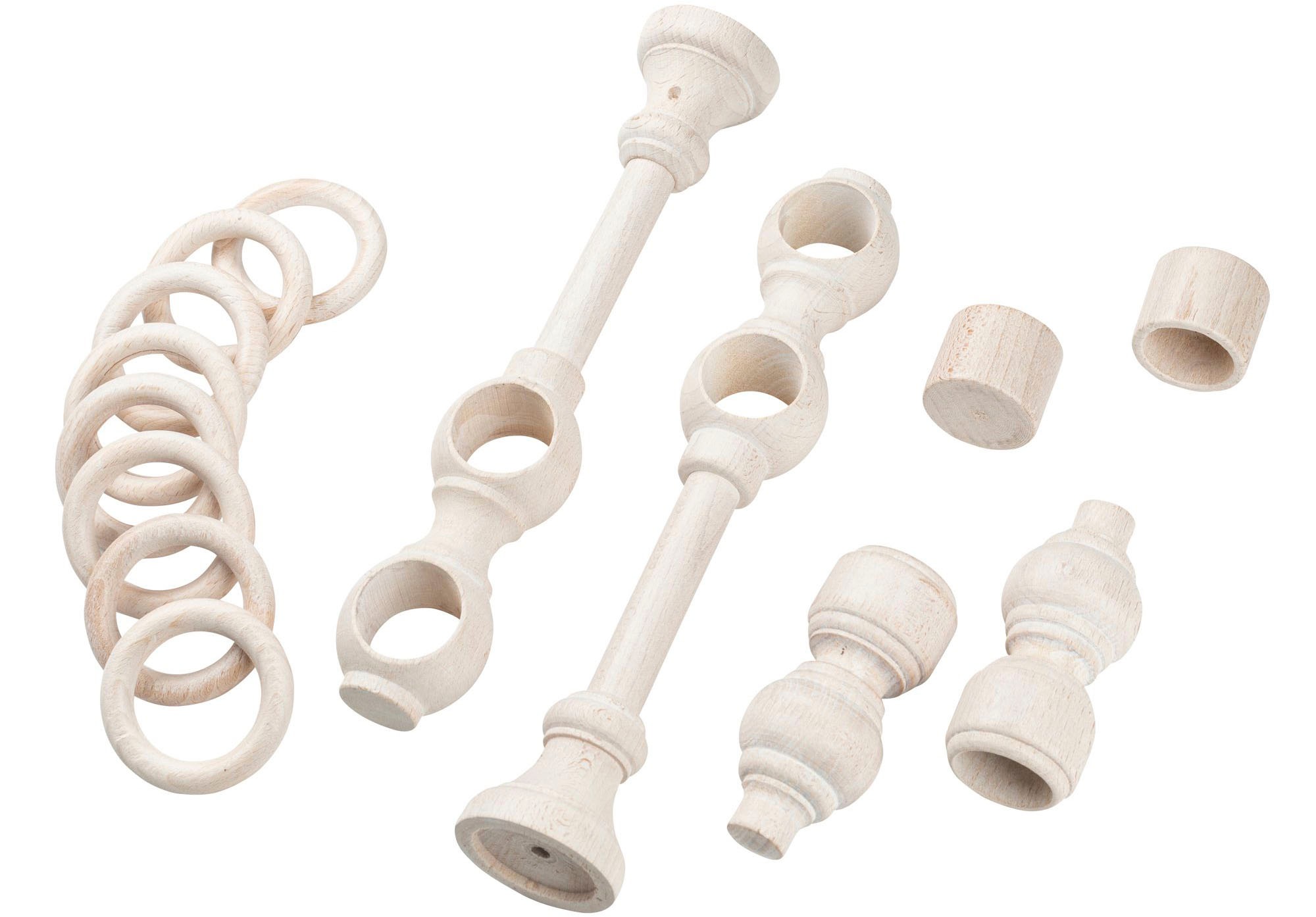 SN DECO GROUP Gardinenstange »Filigrano«, 2 läufig-läufig, Fixmaß