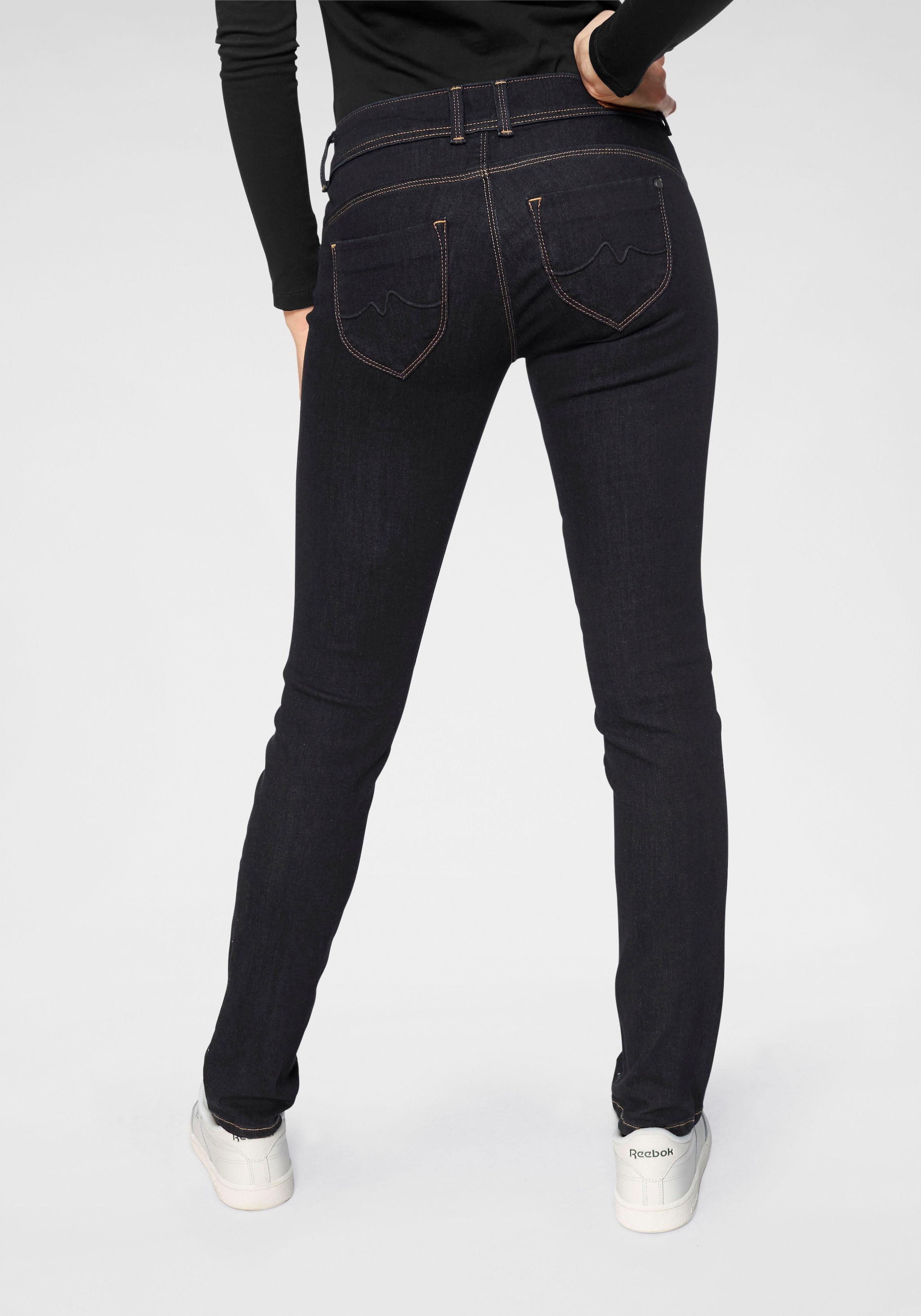 | BAUR Reißverschlusstasche BROOKE«, 1-Knopf bestellen und Slim-fit-Jeans Pepe »NEW Jeans mit Bund