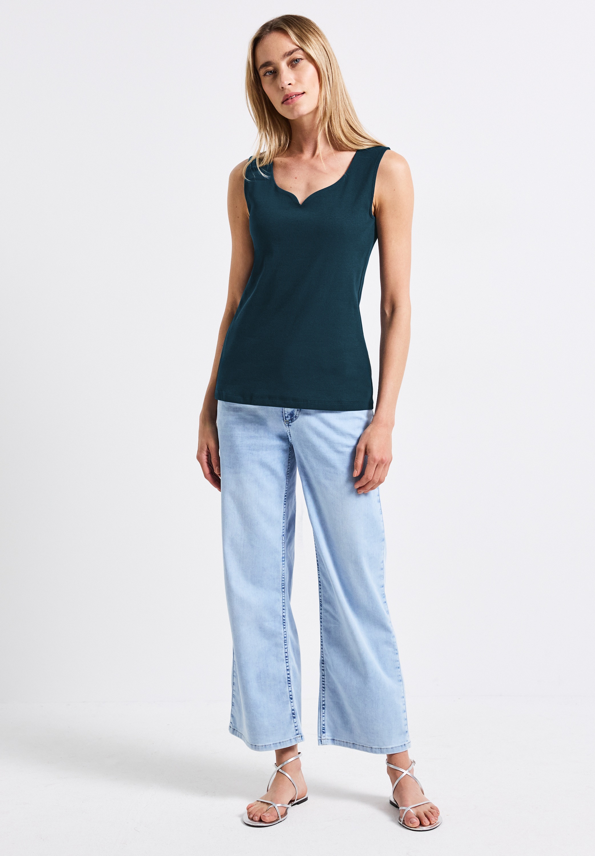 Thumbnail - STREET ONE Trägertop aus Baumwolle mit Stretchanteil