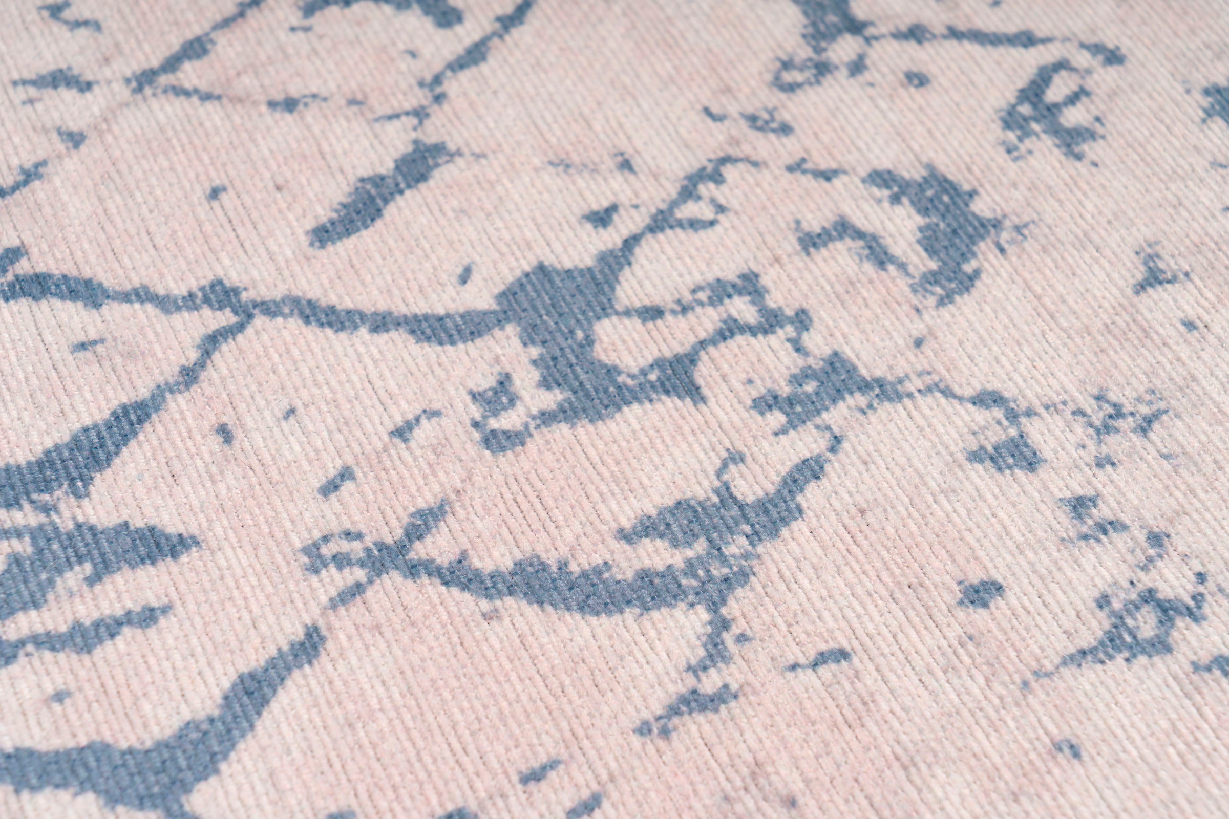 Teppich ARTE ESPINA "Peron 400", weiß (weiß, blau), B:80cm H:5mm L:150cm, Polyester, Teppiche, Teppich 3