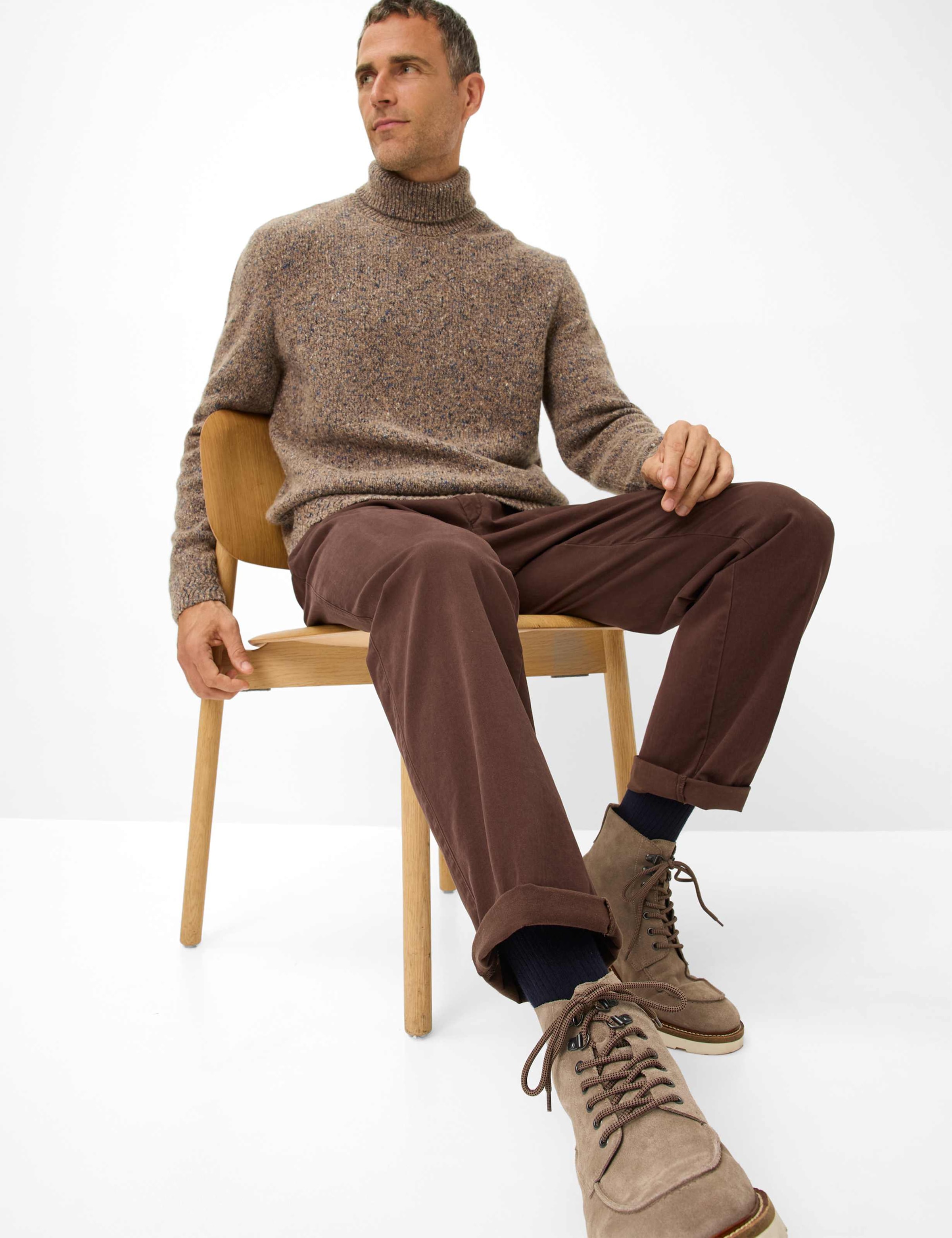 EUREX by BRAX Bundfaltenhose »Style LUIS«