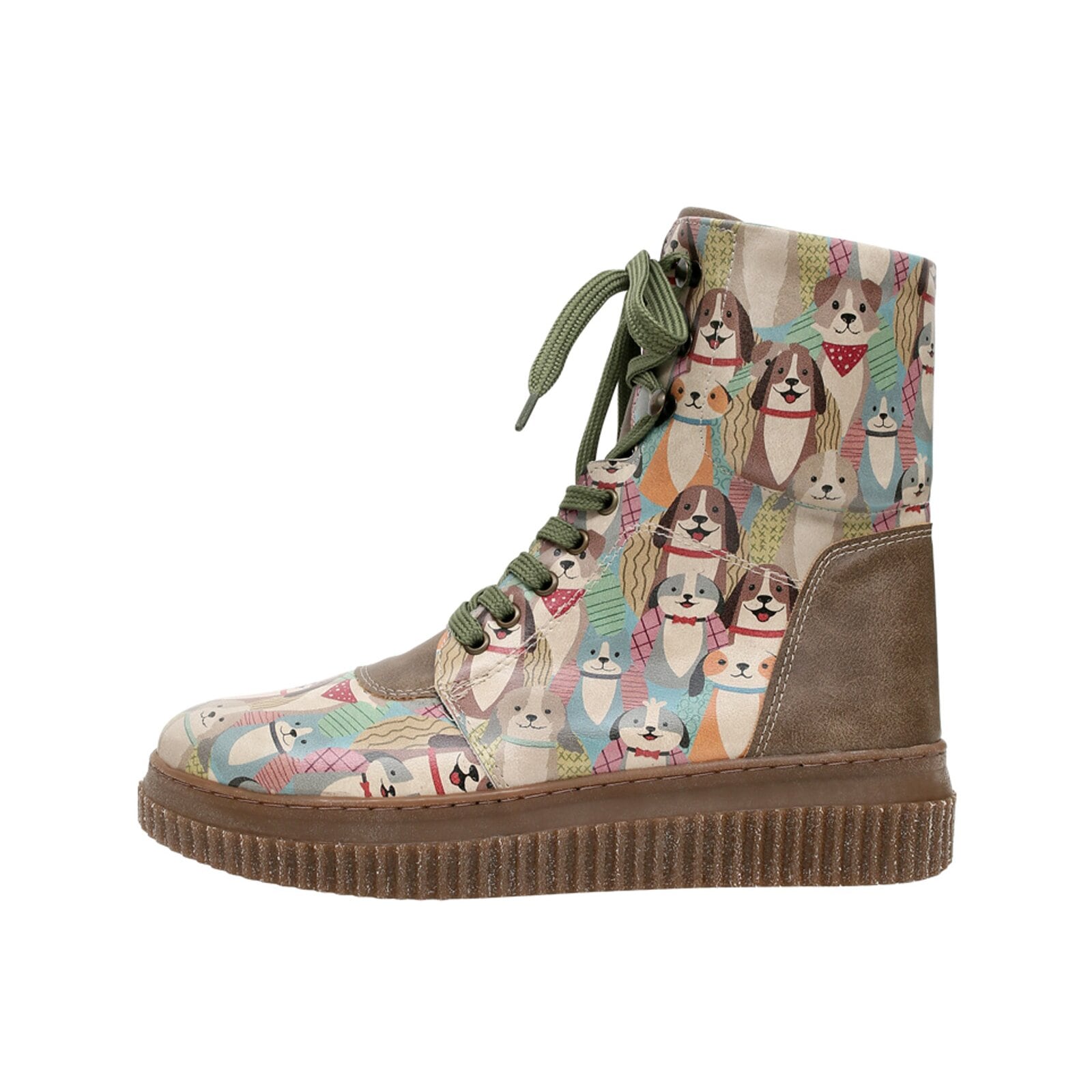 DOGO Schnürboots "Future High Top Boots Mon Cher Damen Stiefeletten" Handgefertigt