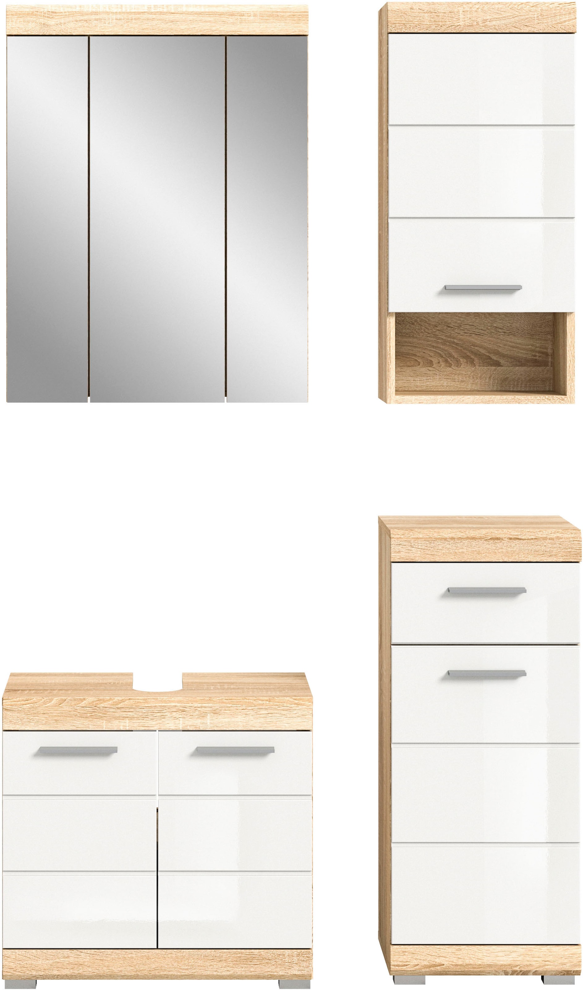 INOSIGN Badmöbel-Set "Siena, 4 teilig, bestehend aus:" Set, TOPSELLER, 4 St günstig online kaufen