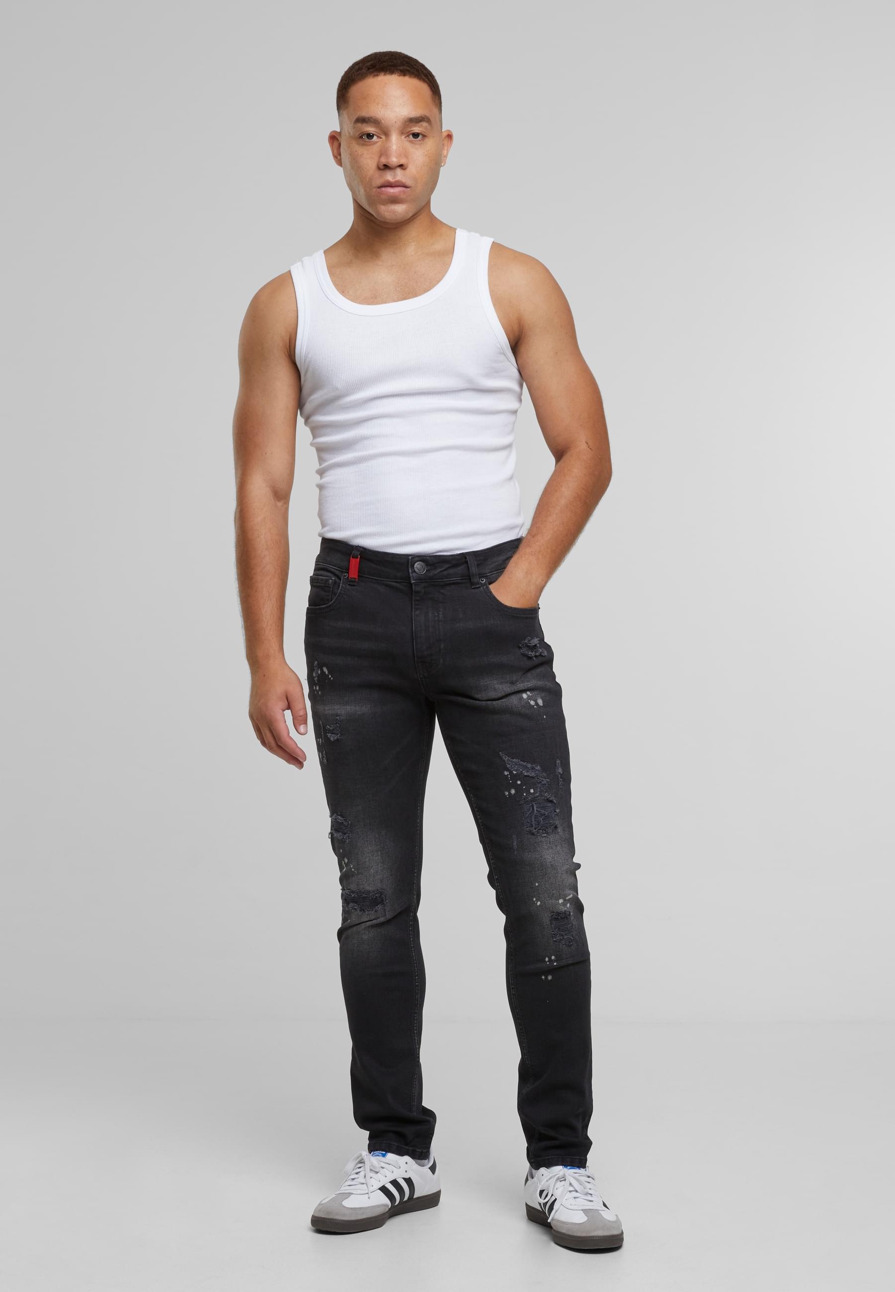 2Y Studios Bequeme Jeans »2Y Studios 2Y EMILIO RIPPED SLIM FIT JEANS«