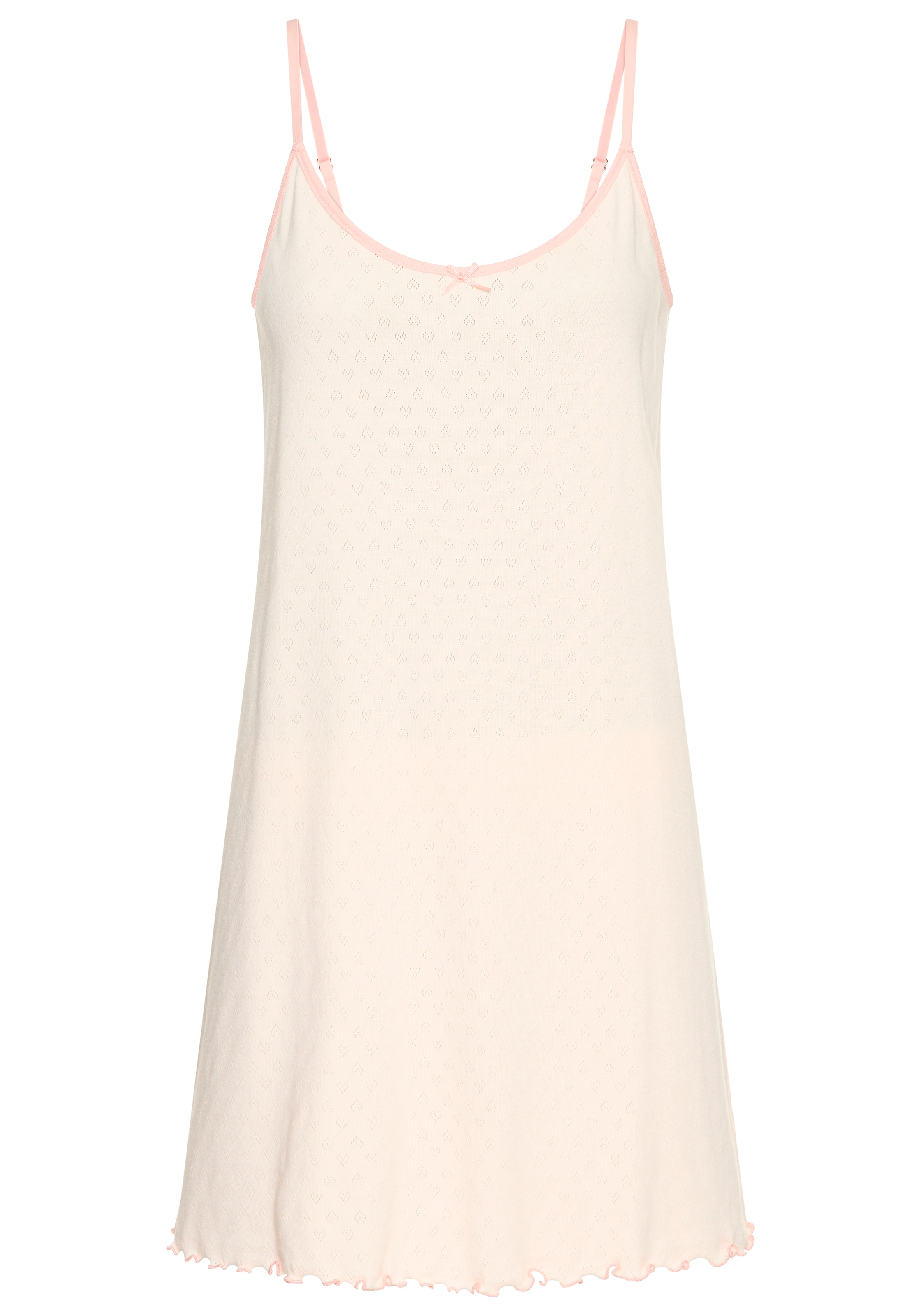 Vivance Dreams Negligé 1 tlg. mit romatischem Ajourstrickmuster