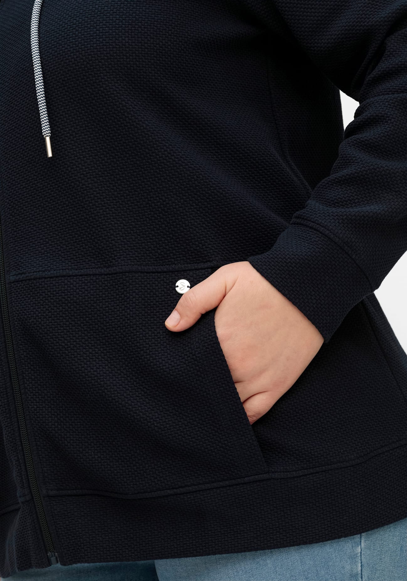 Sheego Shirtjacke »Sweatjacke«, (1 tlg.)