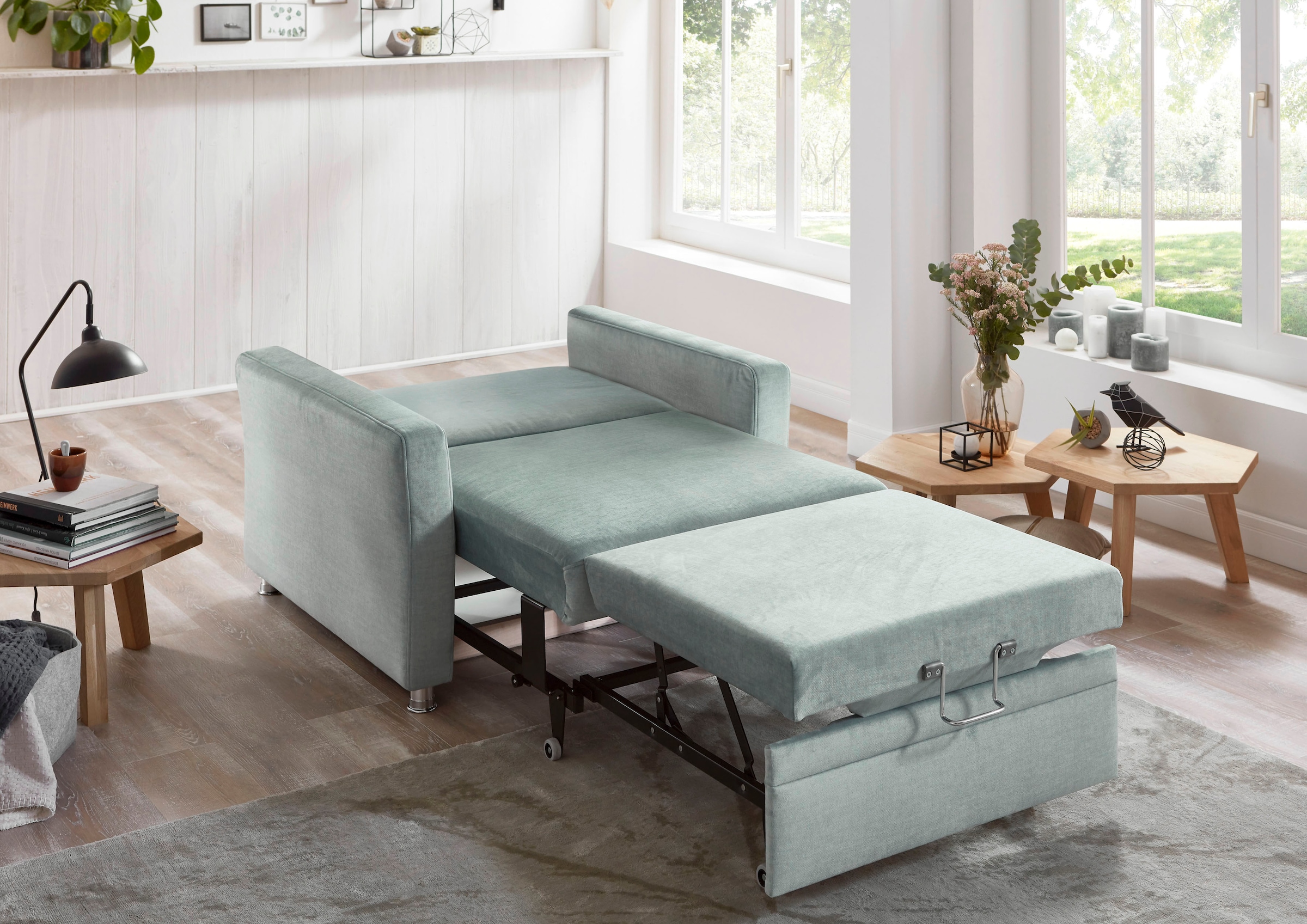 Die PlanBar Schlafsofa »MP-PD19021«, mit Längsschläferfunktion 80x210 cm