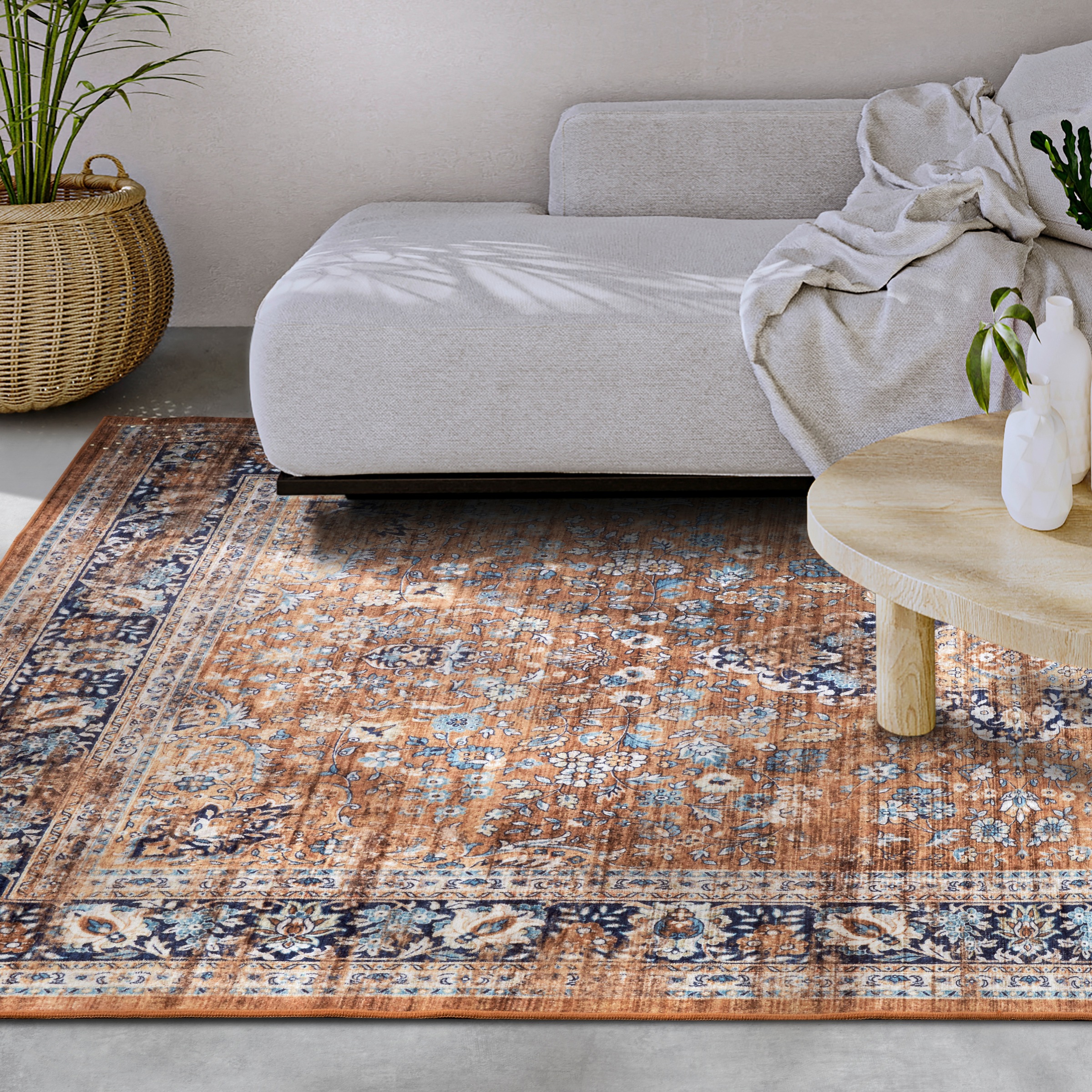 HANSE Home Teppich "Aurora" rechteckig 5 mm Höhe Kurzflor, Anti Rutsch, Ori günstig online kaufen