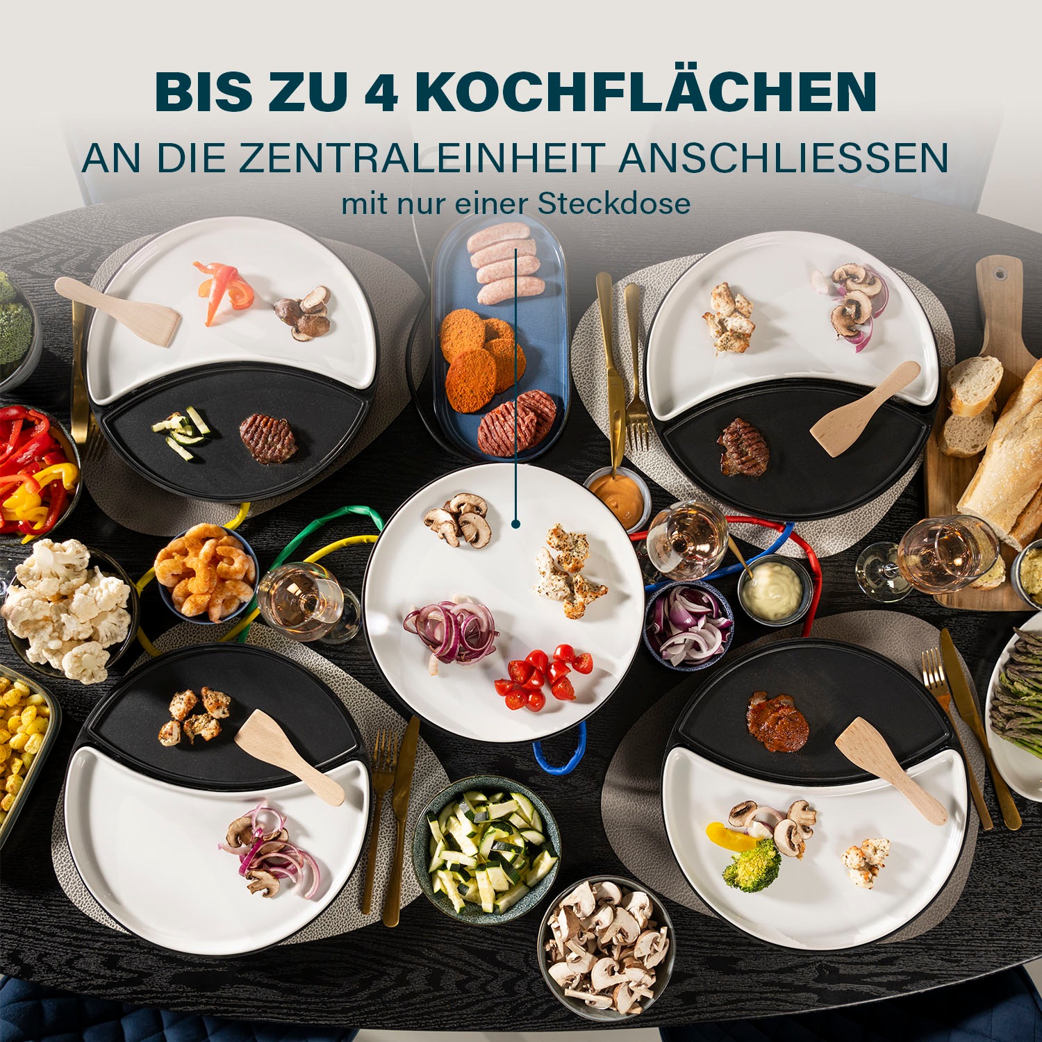 PRINCESS Tischgrill "Dinner4All 103080", 1000 W günstig online kaufen