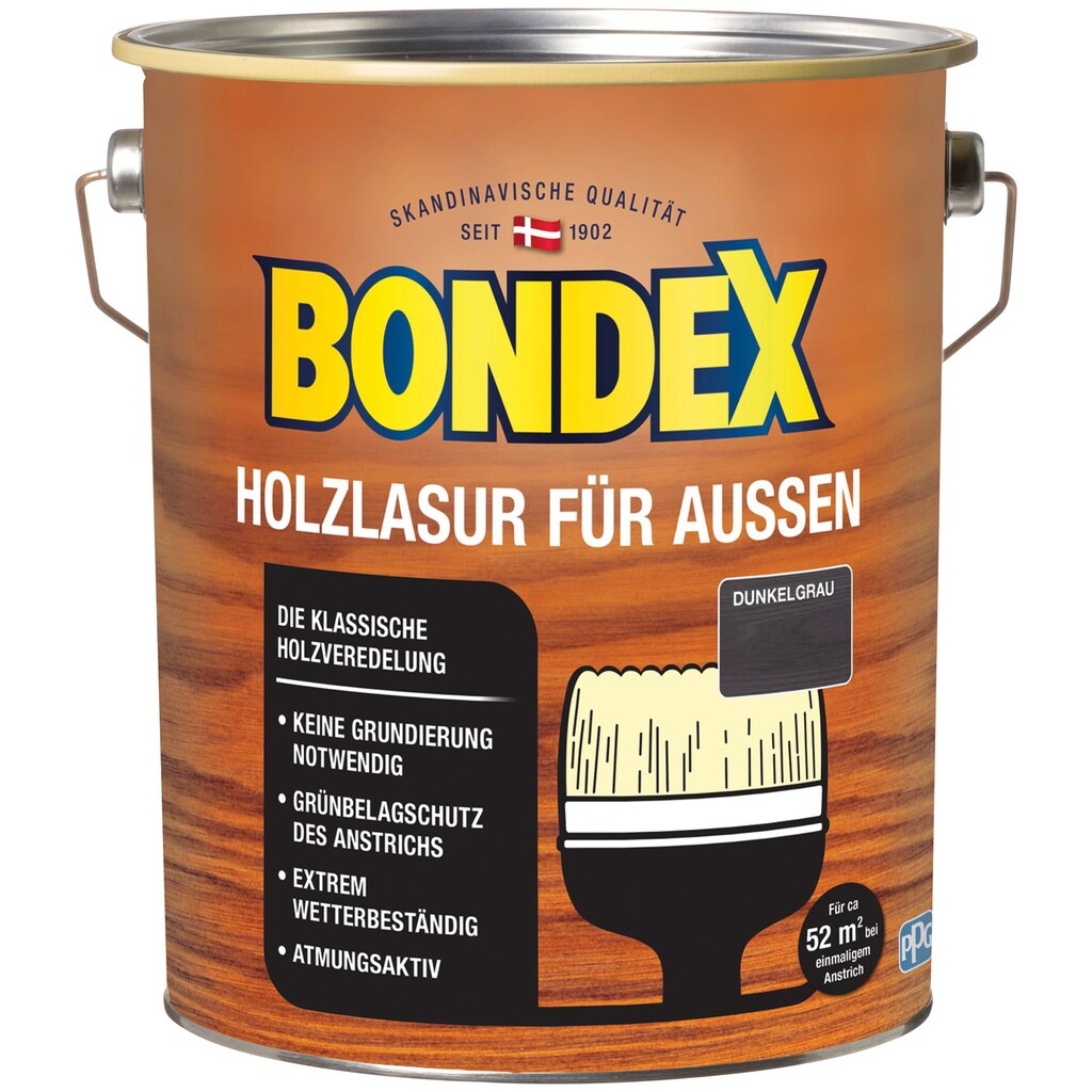 Bondex Holzschutzlasur »HOLZLASUR FÜR AUSSEN«