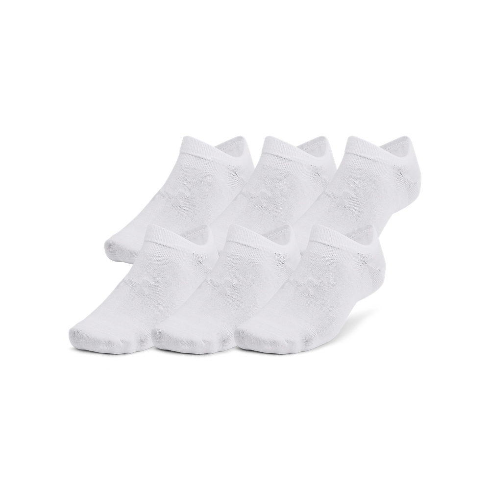 Under Armour Sportsocken "UA ESSENTIAL NO SHOW 6PK" Packung, 6 Paar tlg. für sportive Aktivitäten, mit Elasthan-Anteil