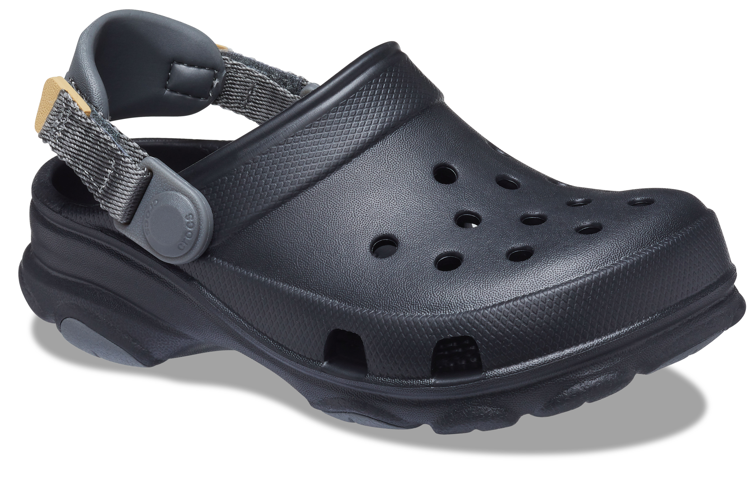 CROCS Kinder Clog "All Terrain Clog", Gr. 37schwarz, Croslite , Schuhe, Sommerschuh, Hausschuh, Badeschuh mit leicht genoppter Innensohle