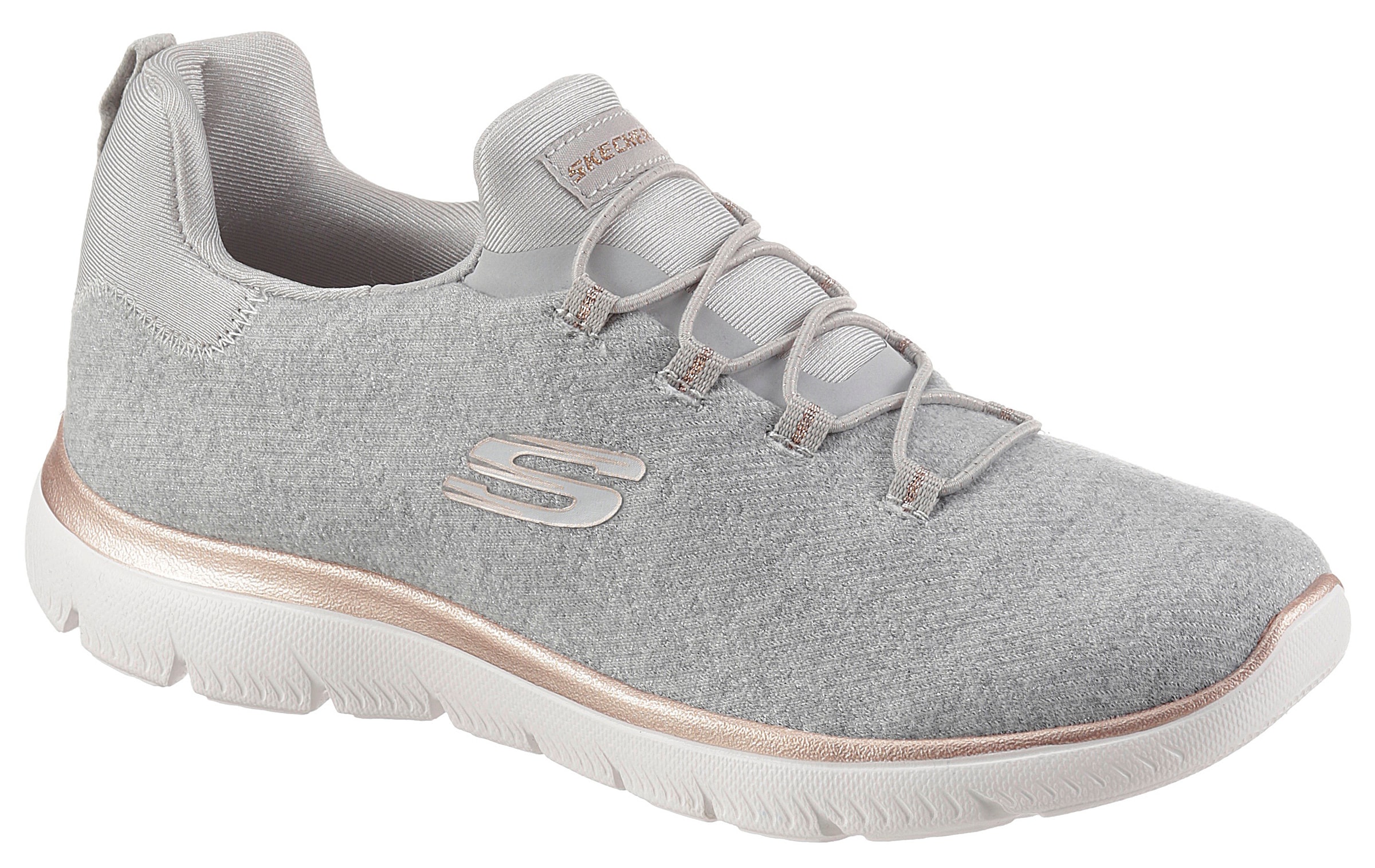 Skechers Slip-On Sneaker "SUMMITS", Slipper, Schlupfschuh, Freieztschuh mit günstig online kaufen