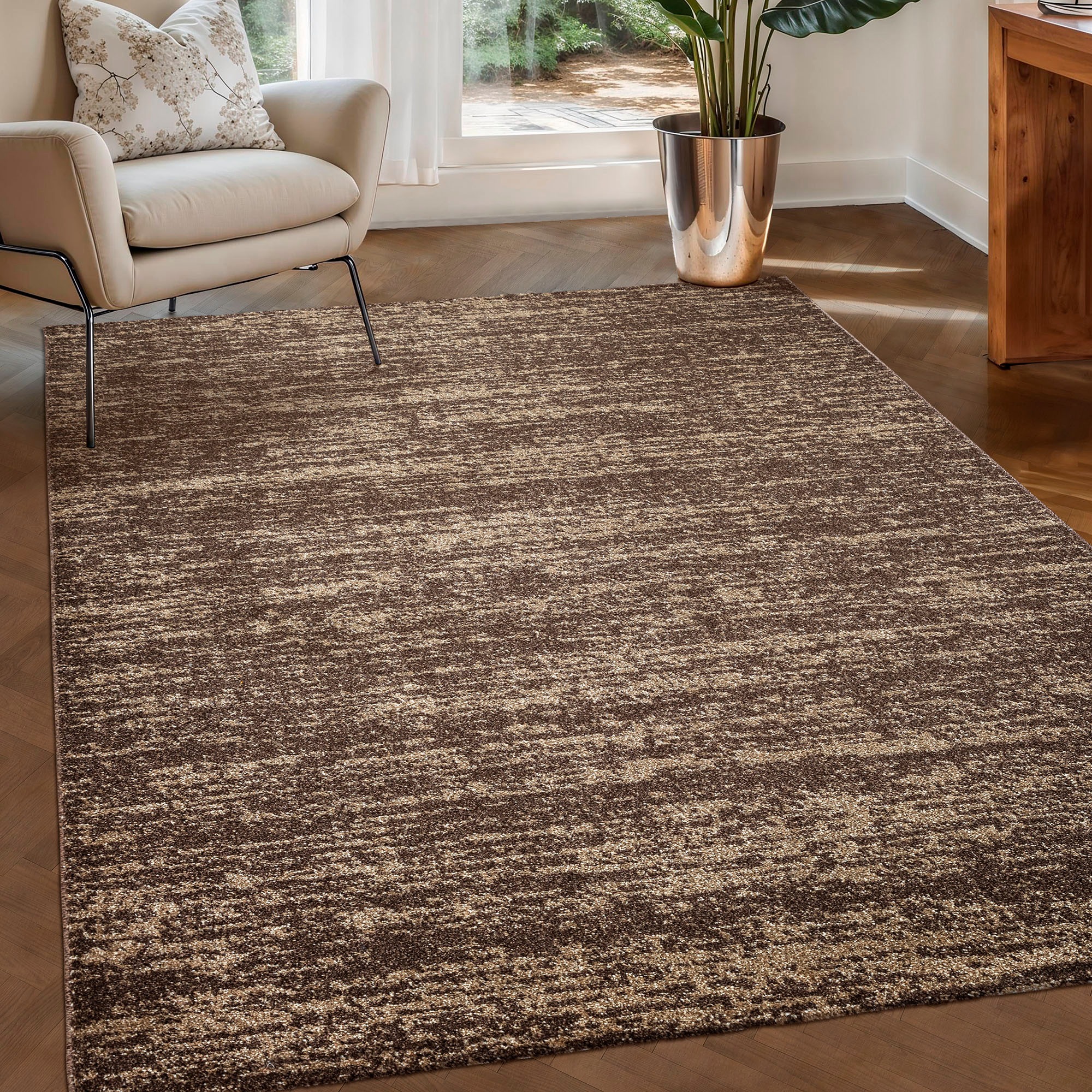 Sanat Teppich »Oslo«, rechteckig, 10 mm Höhe, meliert Kurzflor, Wohnzimmer, Schlafzimmer, auch als Läufer