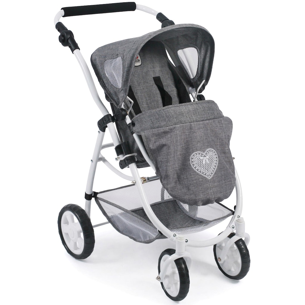 CHIC2000 Kombi-Puppenwagen »Emotion All In 3in1, Jeans Grey«