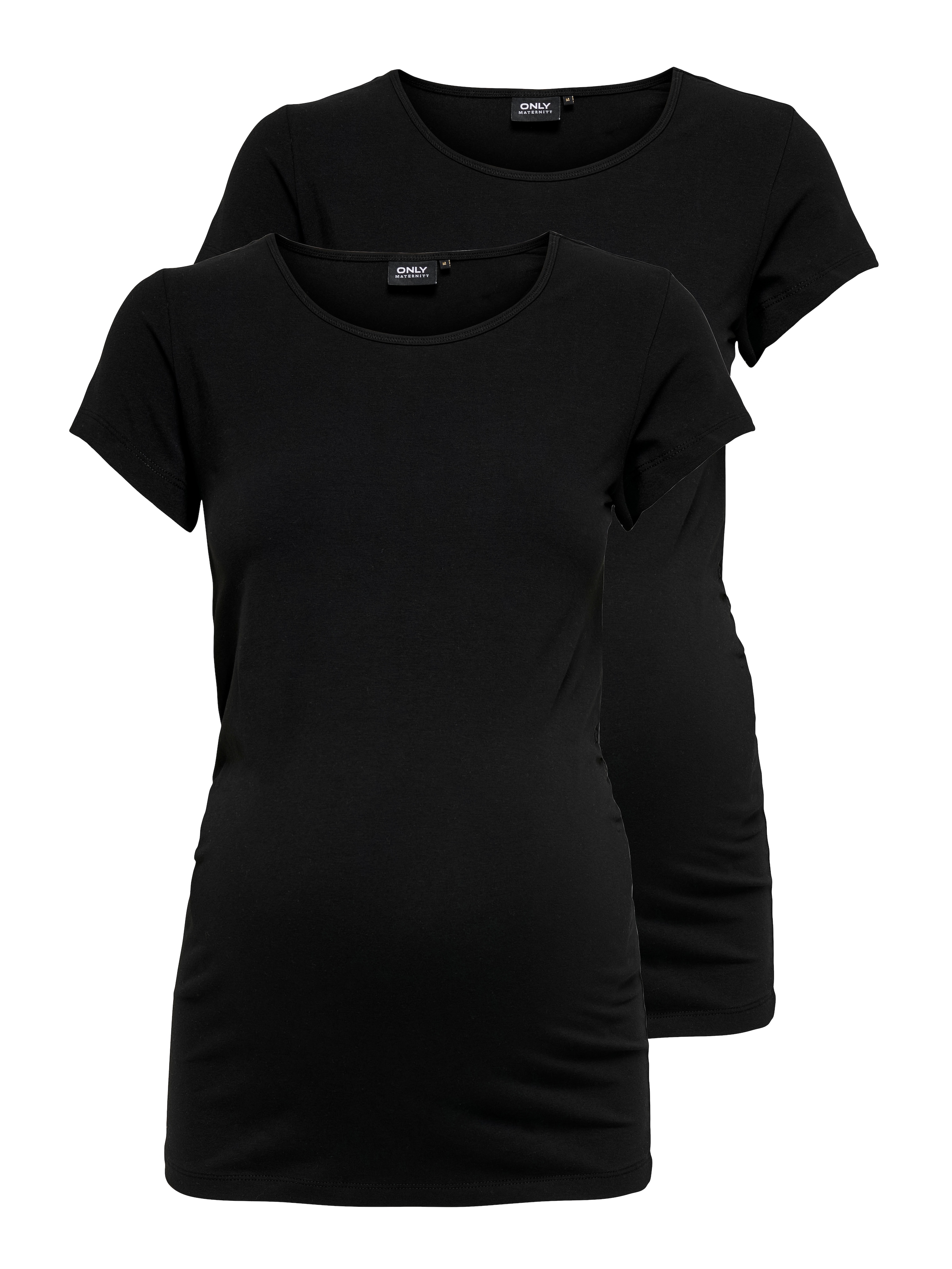 ONLY MATERNITY Umstandsshirt "OLMLOVELY S/S ONECK TOP 2PACK JRS NOOS", (Pac günstig online kaufen