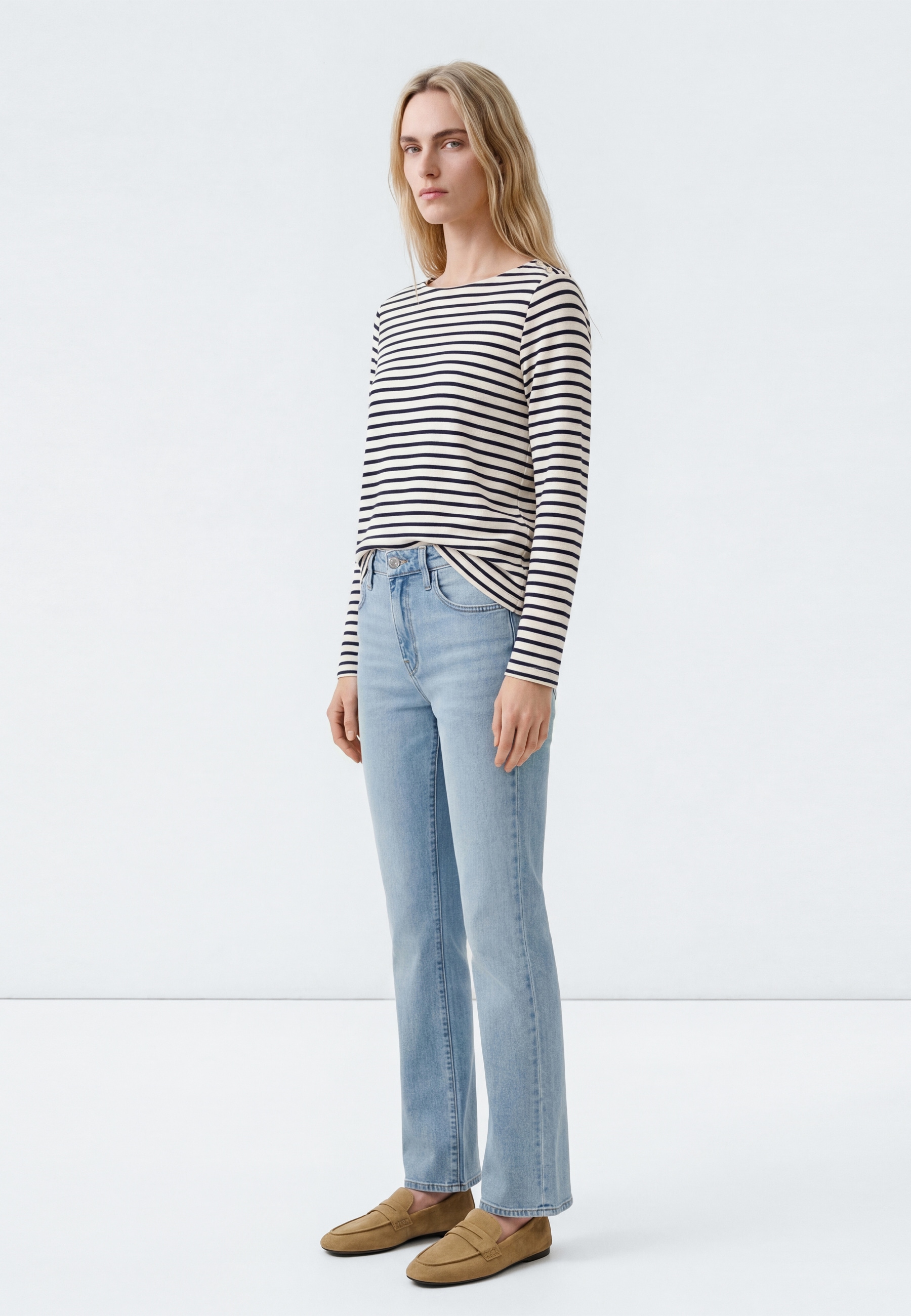 Mavi Langarmshirt »LONG SLEEVE FASHION JERSEY« Top mit Streifen