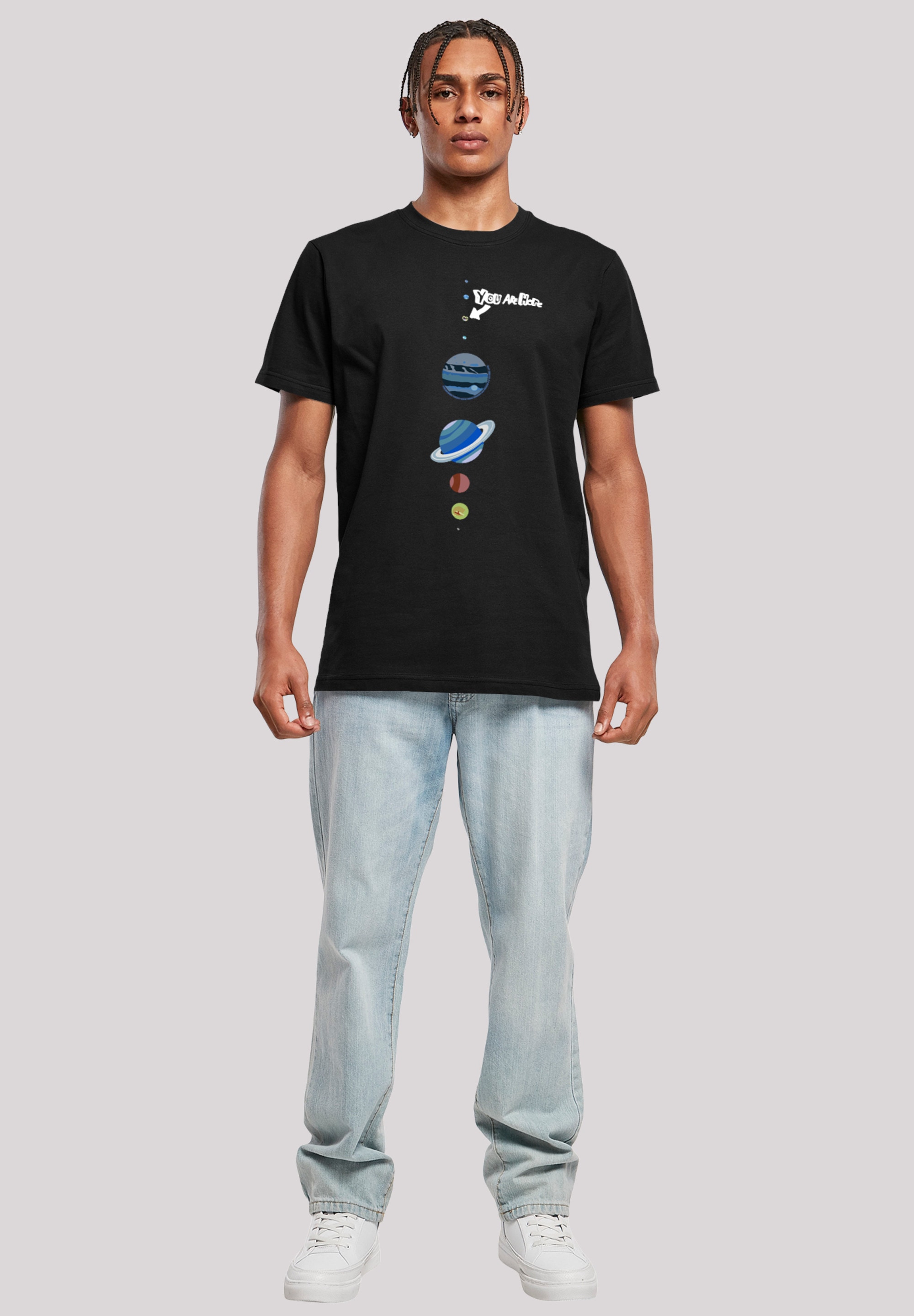F4NT4STIC T-Shirt »Big Bang Theory You Are Here«, Herren,Premium Merch,Regular-Fit,Basic,Bedruckt