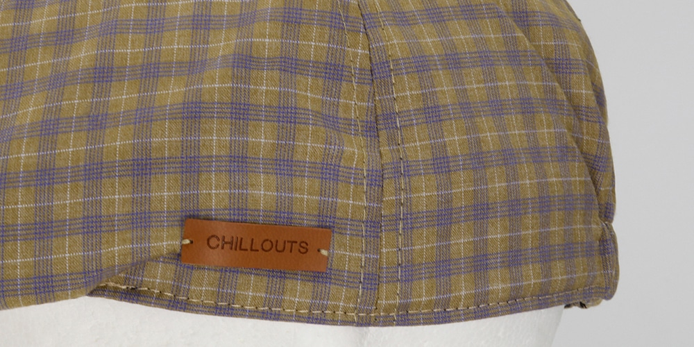 chillouts Schiebermütze »Samsun Hat«, mit feinem Karomuster & modernem Schnitt