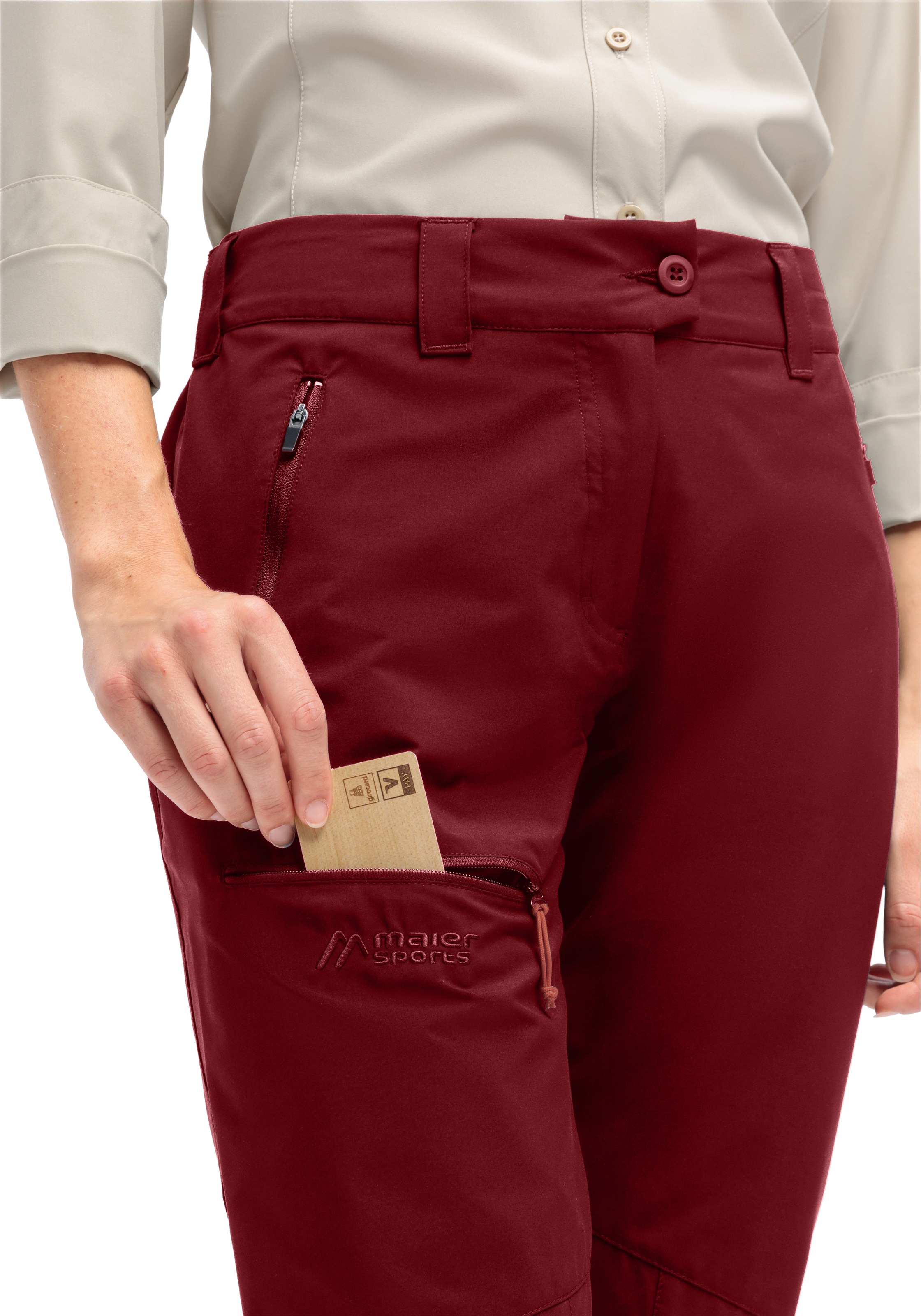 Maier Sports Outdoorhose "Lulaka Loop" Damen Wanderhose, atmungsaktive Funk günstig online kaufen