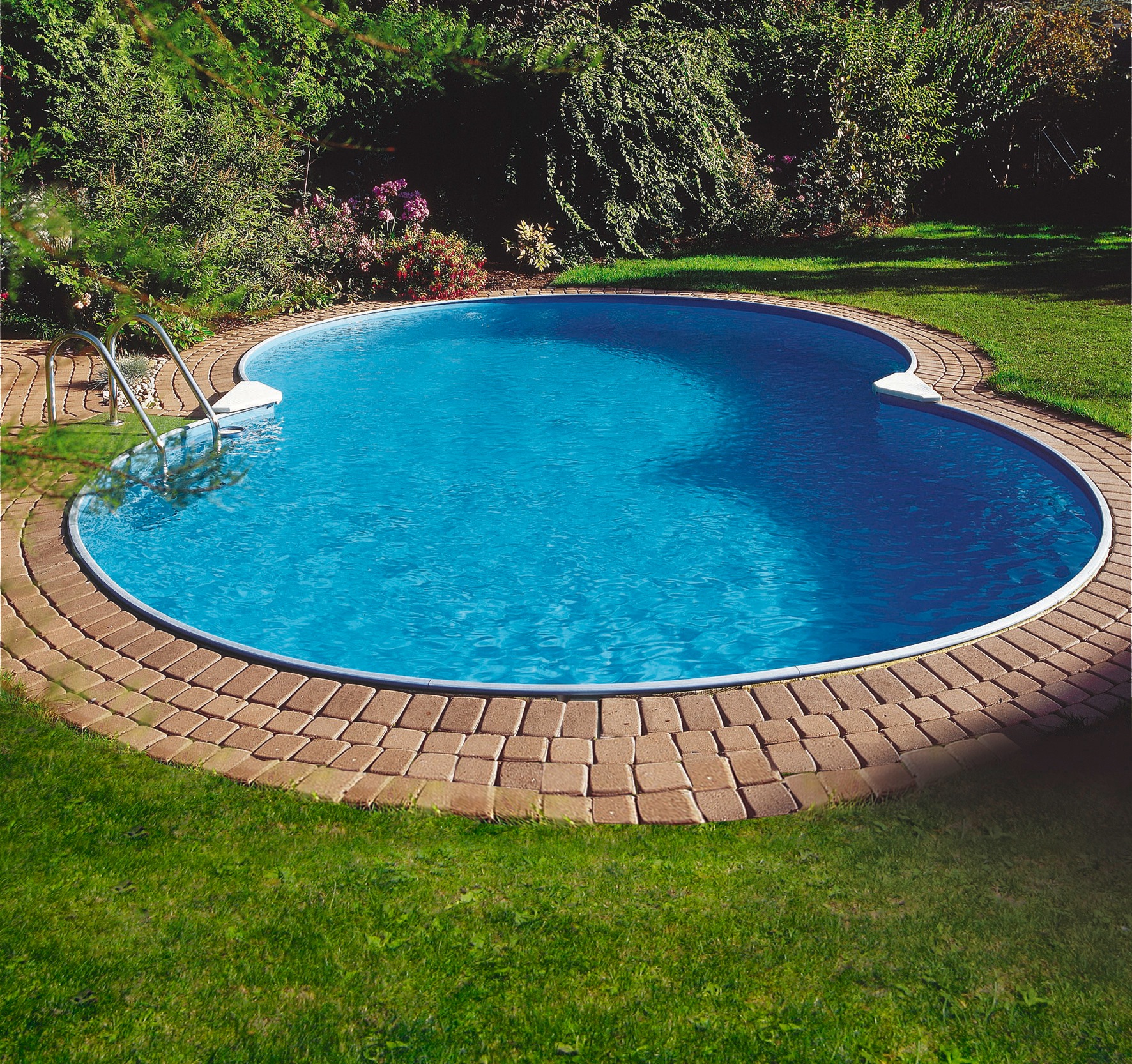 Clear Pool Achtformpool, (Set, 6 tlg.), 300x470x120 cm für den Volleinbau
