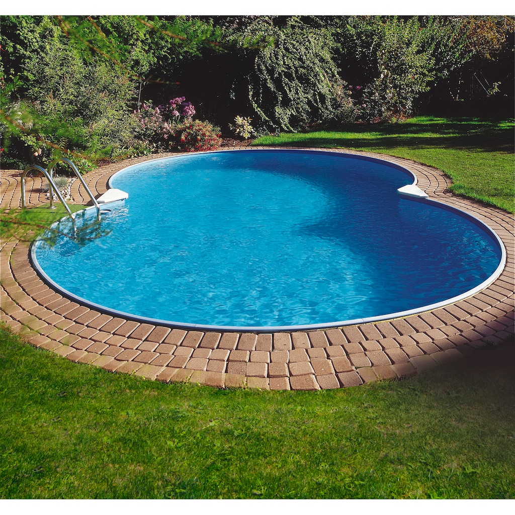 Clear Pool Achtformpool, (Set, 6 tlg.), 300x470x120 cm für den Volleinbau