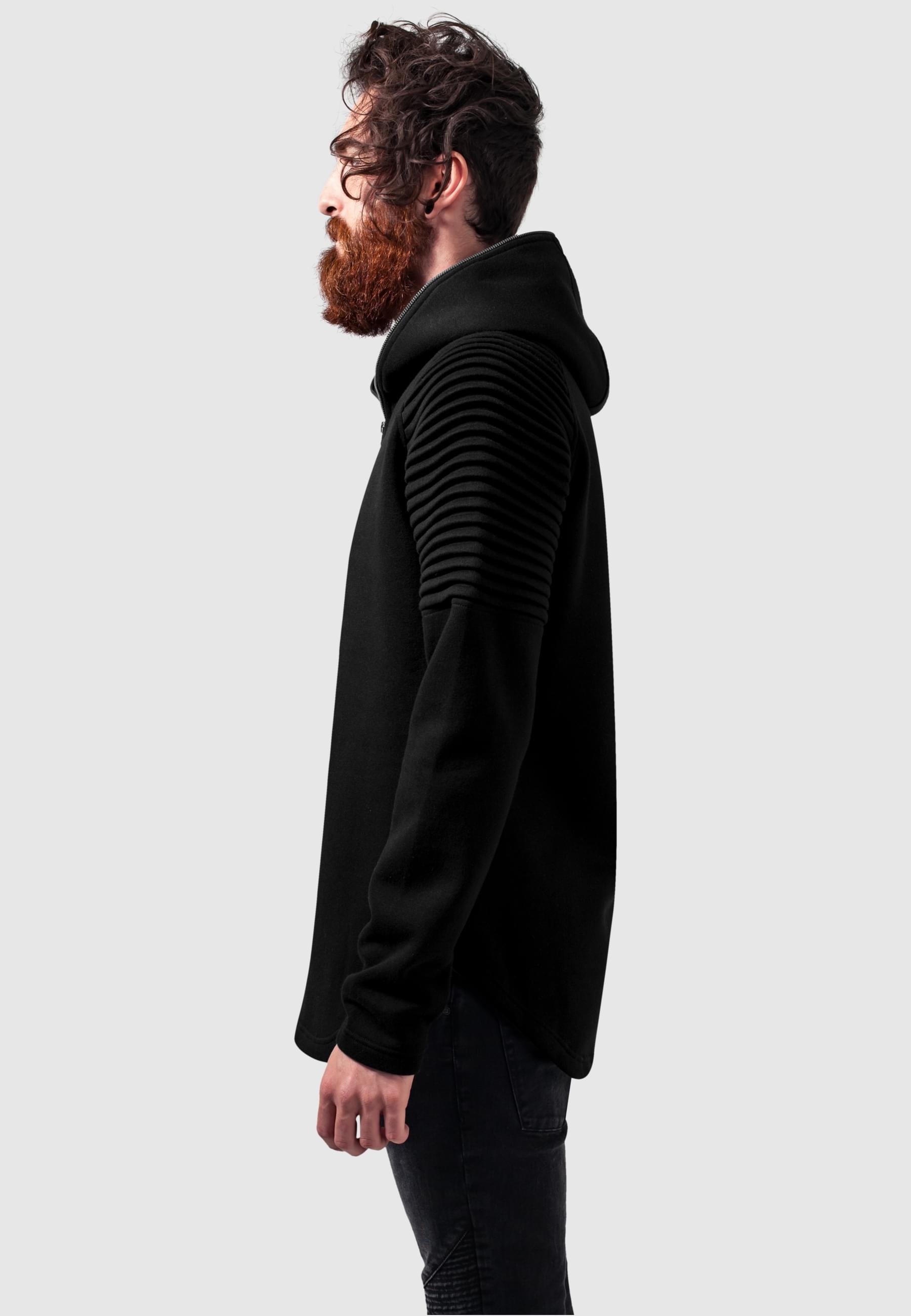 URBAN CLASSICS Hoodie »Urban Classics Herren Pleat Sleeves Terry Hoody«, (1 tlg.)