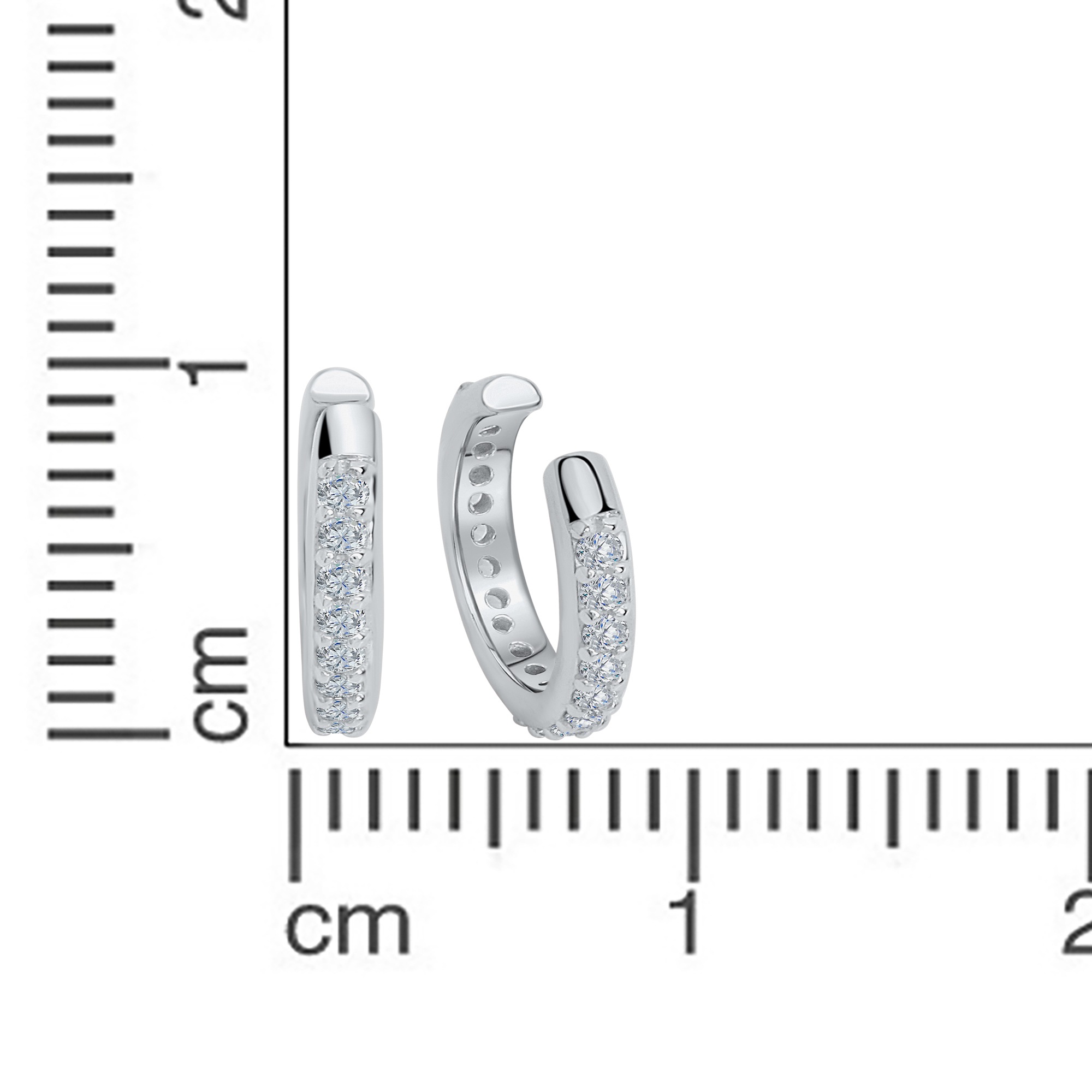 Vivance Paar Ohrstecker »925/- Sterling Silber rhodiniert Zirkonia«