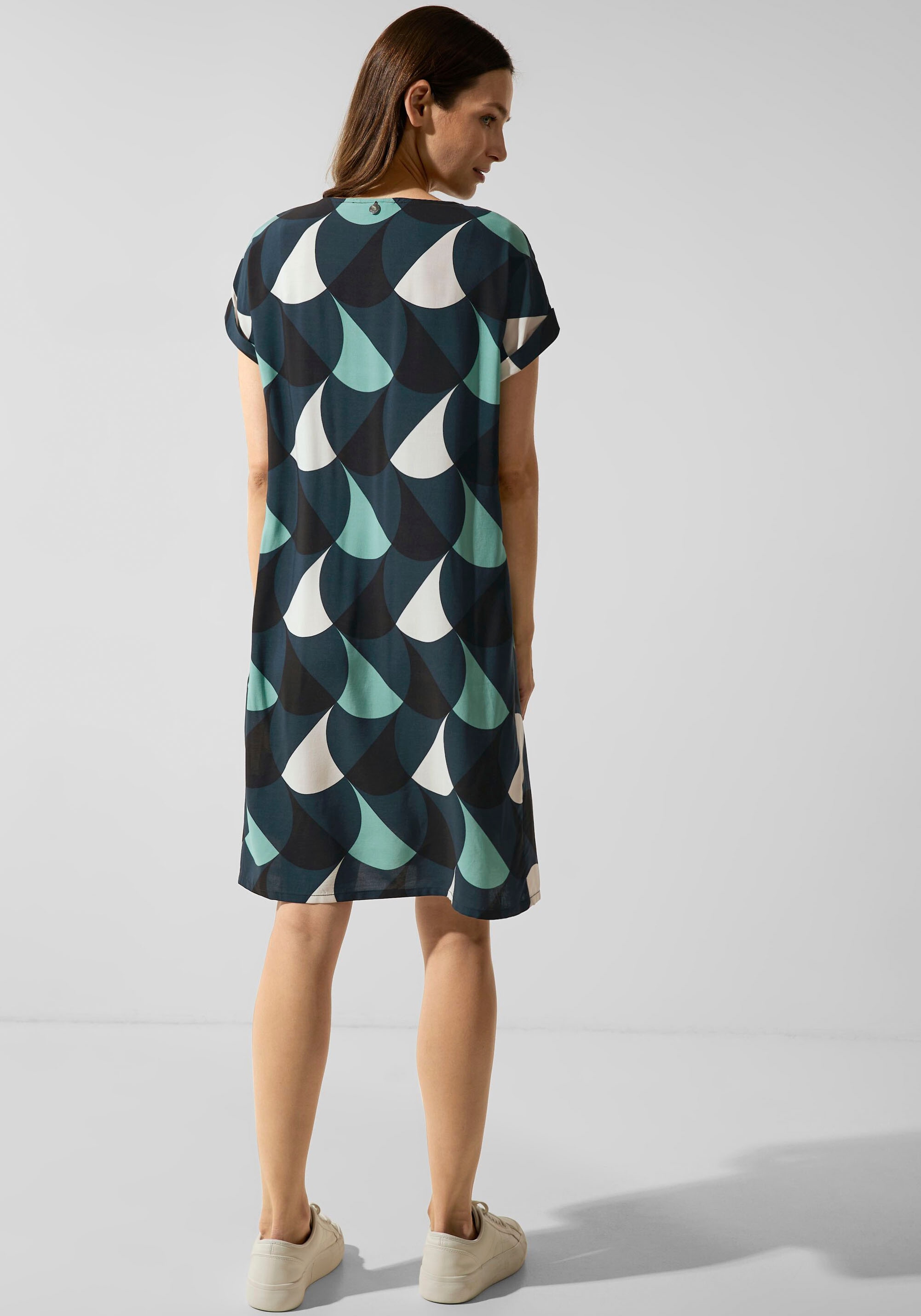 STREET ONE A-Linien-Kleid, mit seitlichen Taschen für kaufen | BAUR | Shirtkleider