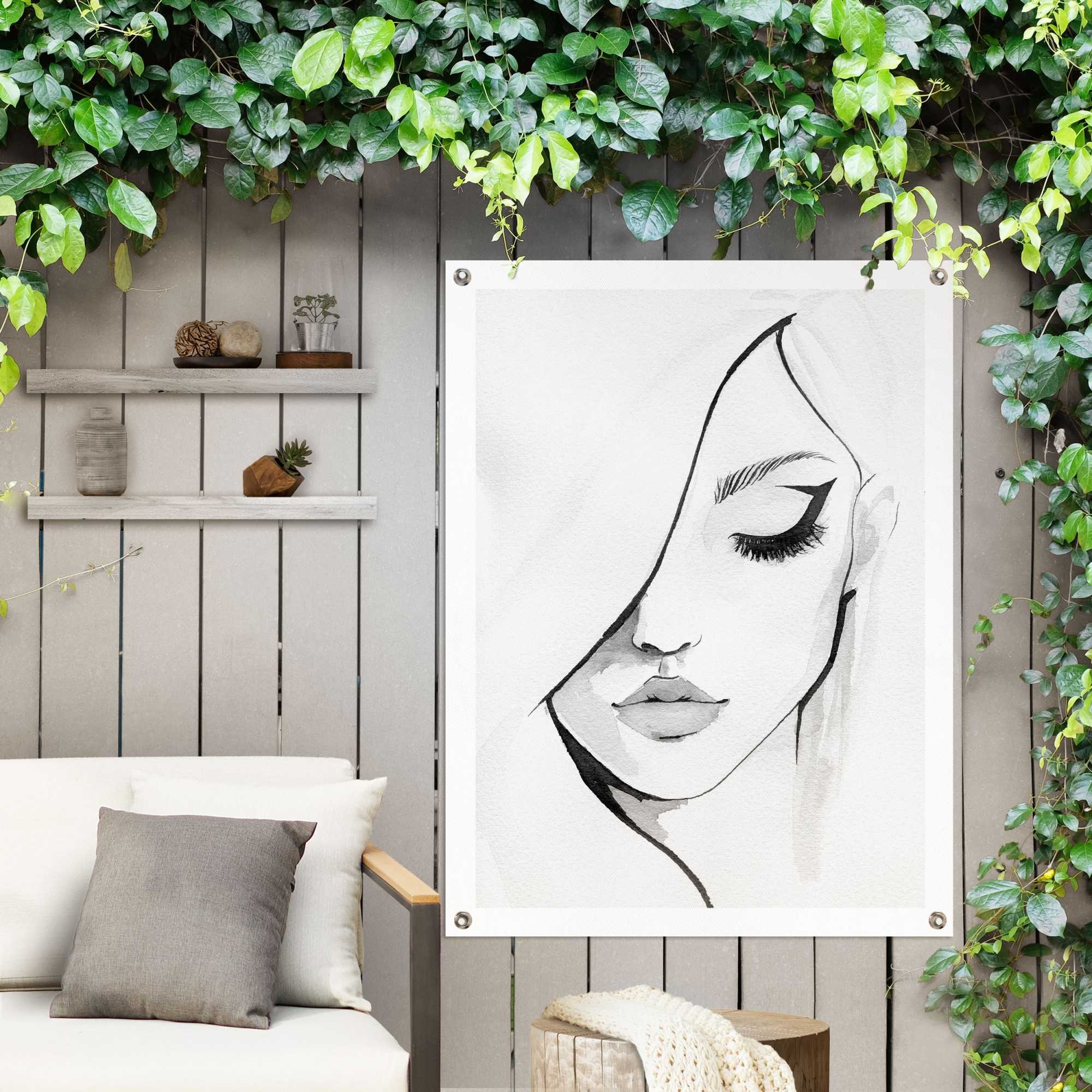 Poster kaufen Balkon Outdoor Garten oder | für Reinders! BAUR »Gesicht«,