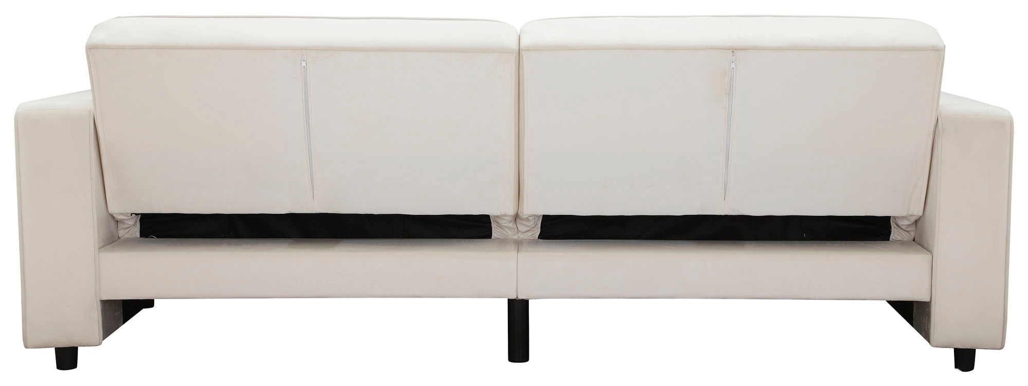 Dorel Home 3-Sitzer »Allie Schlafsofa 225 cm«, Bett-Funktion (108/190cm), trendiger Cord o. pflegeleichter Velours