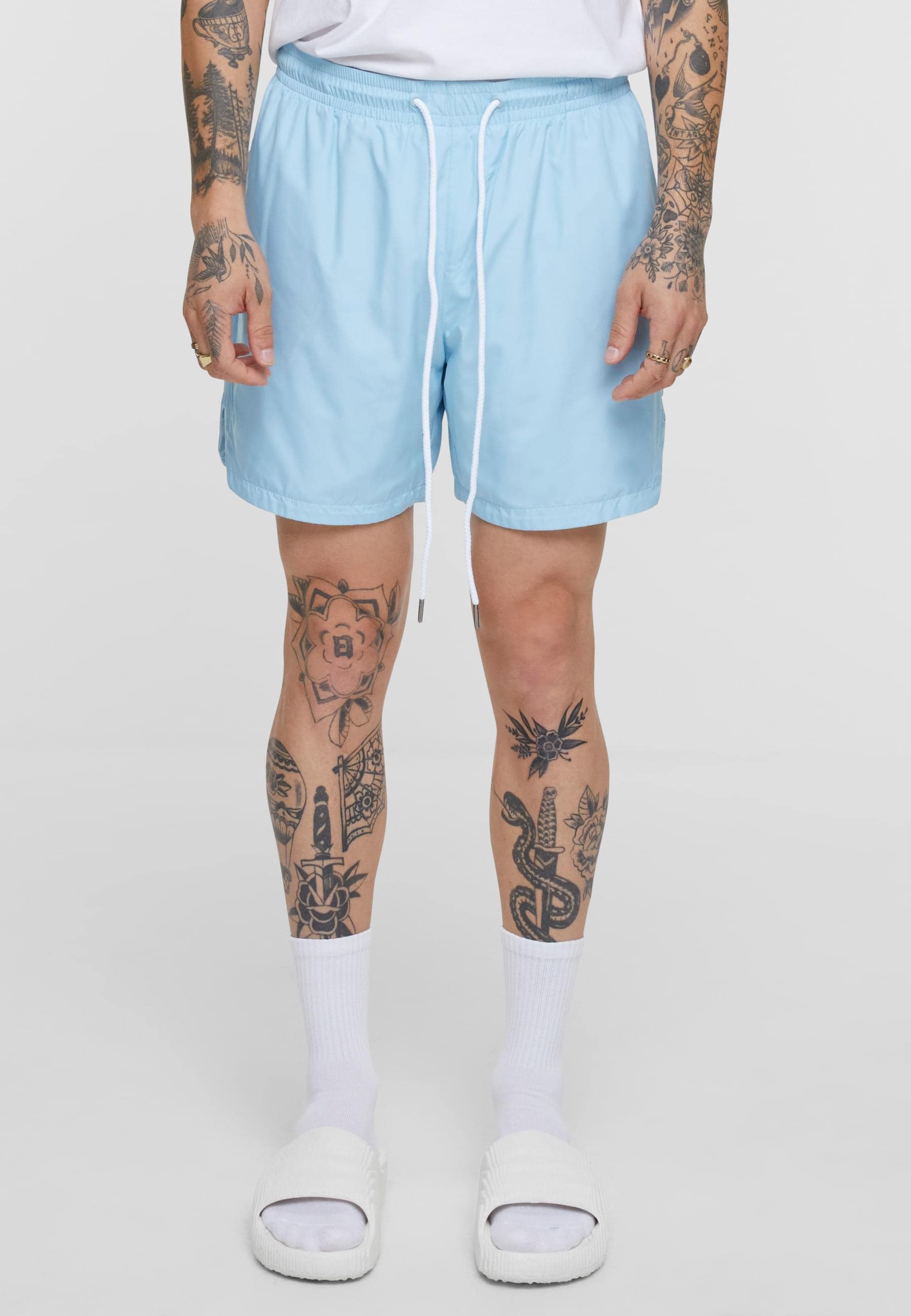 URBAN CLASSICS Shorts »Urban Classics Herren Basic Running Shorts«, (1 tlg.)