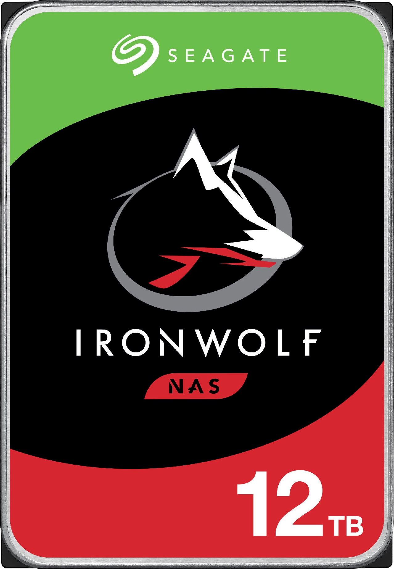 Seagate HDD-NAS-Festplatte »IronWolf«, 3,5 Zoll, Anschluss SATA, Bulk, inkl. 3 Jahre Rescue Data Recovery Services